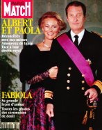 Paris Match du 19 Aout 1993 Albert et Paola