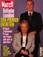 Paris Match du 26 Janvier 1995 Balladur