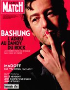 Paris Match du 18 au 25 Mars 2009 - Bashung l'adieu au dandy du rock 