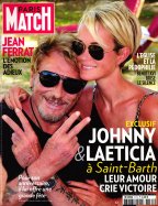 Paris Match du 25-03-2010 Johnny 
