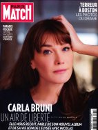 Paris Match du 18 au 24 Avril 2013 - Carla Bruni un air de liberté 