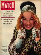 Paris Match du 14 Janvier 1961 - Chez les derniers maharajahs un grand voyage aux Indes fabuleuses 