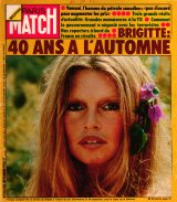Paris Match du 28-09-1974 Brigitte Bardot