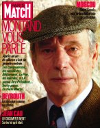 Paris Match  du 22-03-1985 Yves Montand