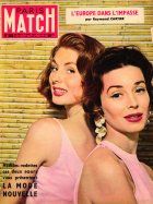 Paris Match du 28-08-1954 Suzy Parker et Dorian Leigh