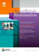 Annales françaises d'anesthésie et de réanimation