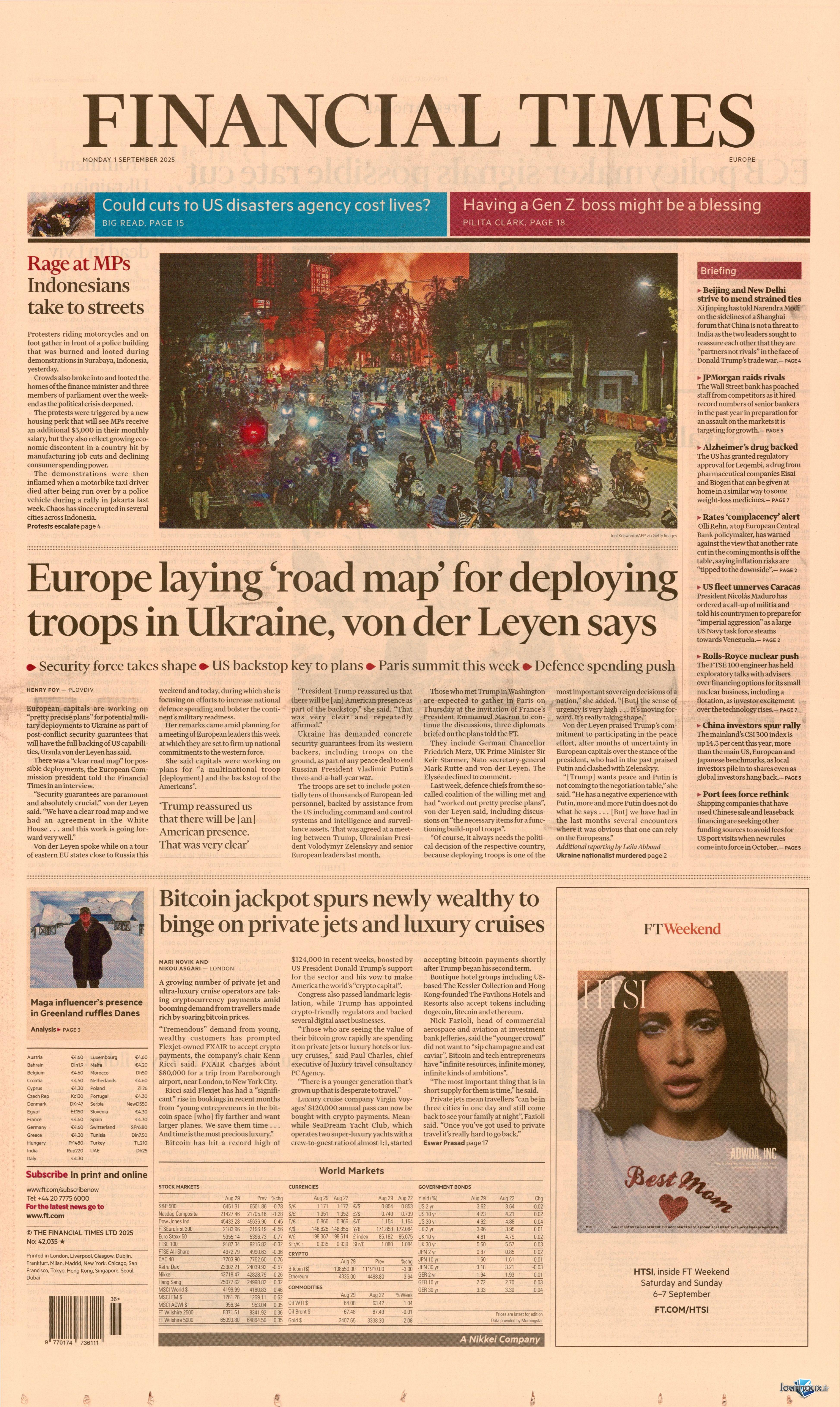 Financial Times - 1 Septembre 2026 n° 901 2026-09-02