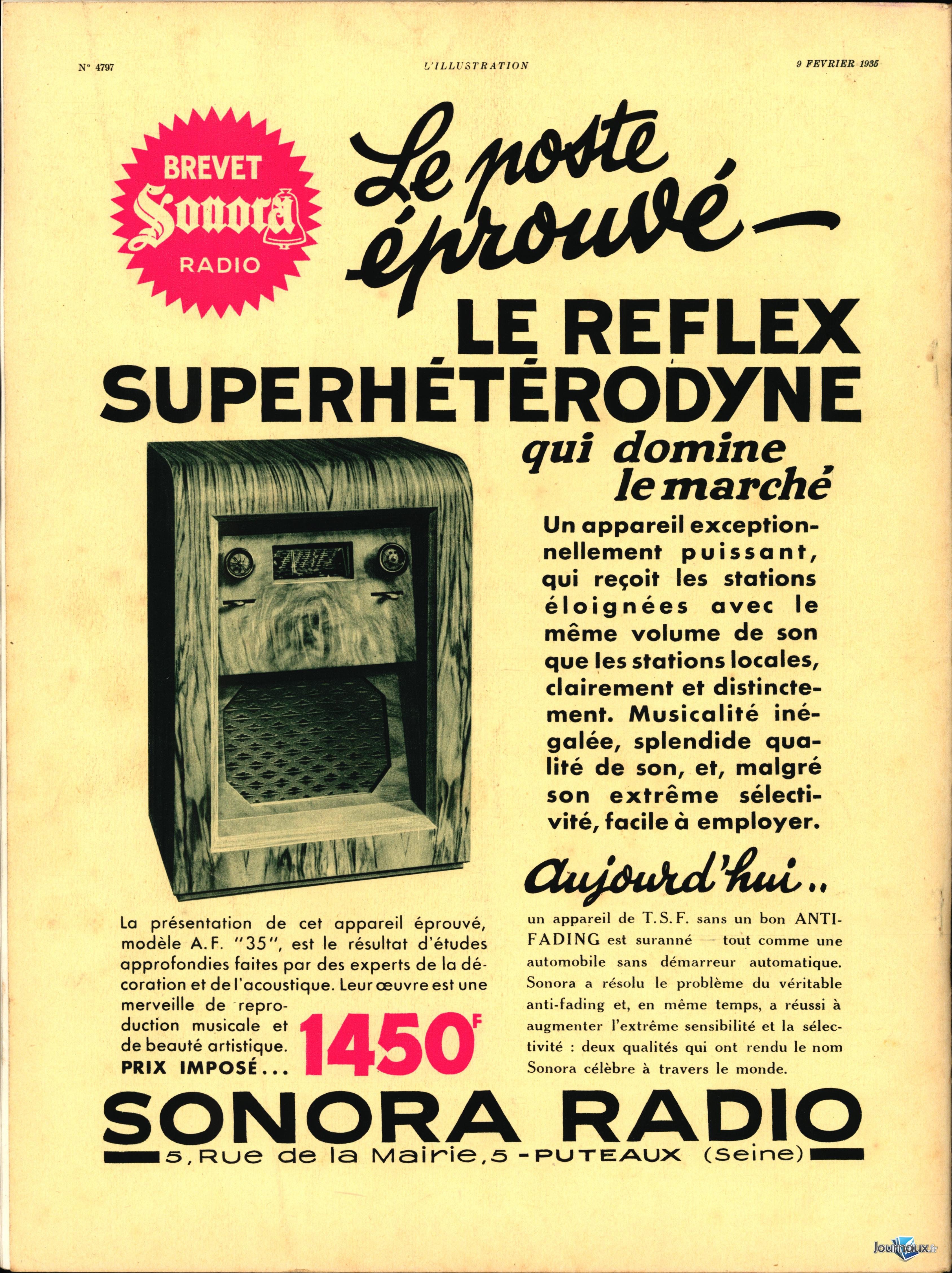 L'Illustration 09 Février 1935  n° 4797 2022-09-29