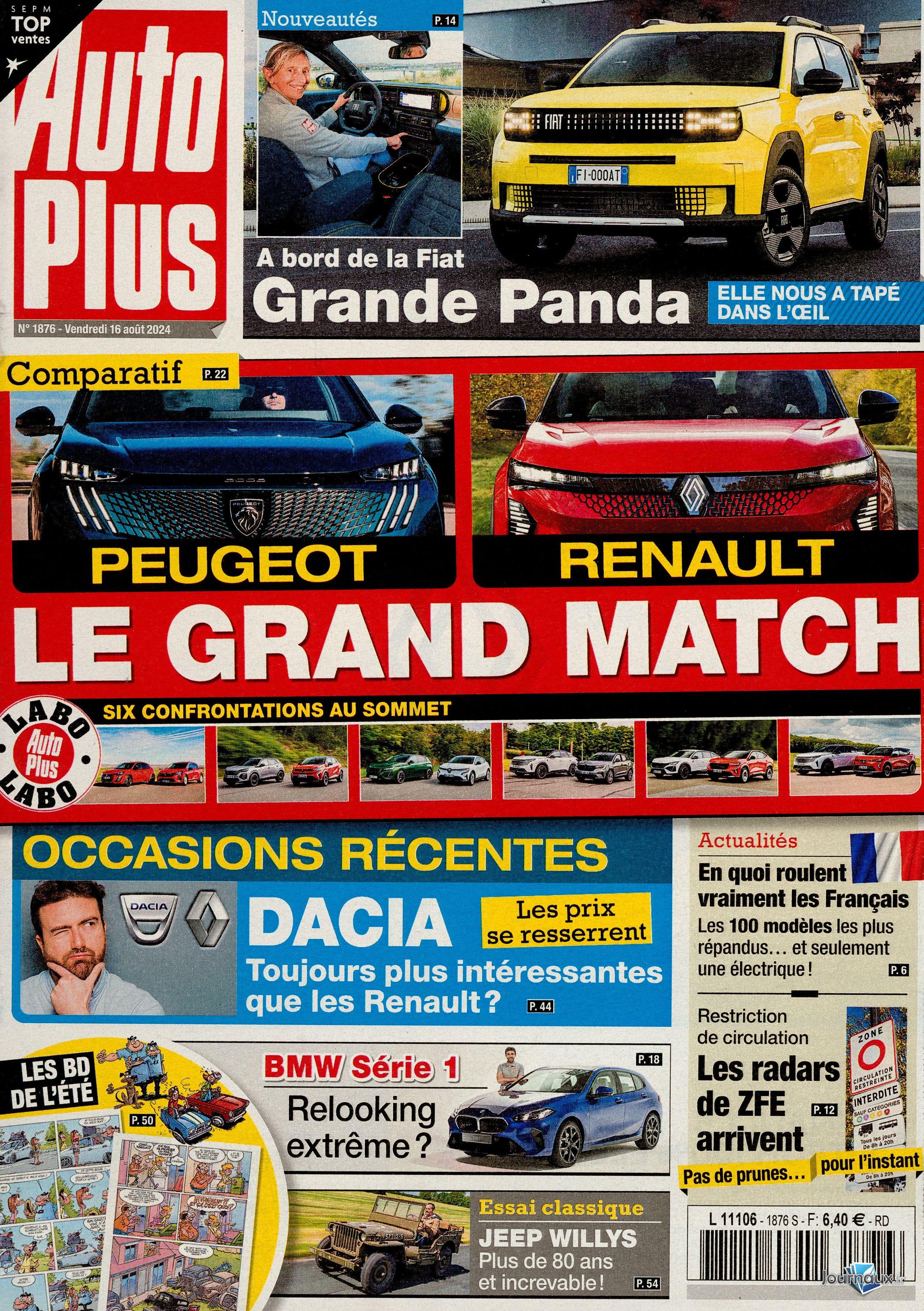 Auto Plus + Auto Plus Hors-Série 2023 n° 1876 2024-08-17