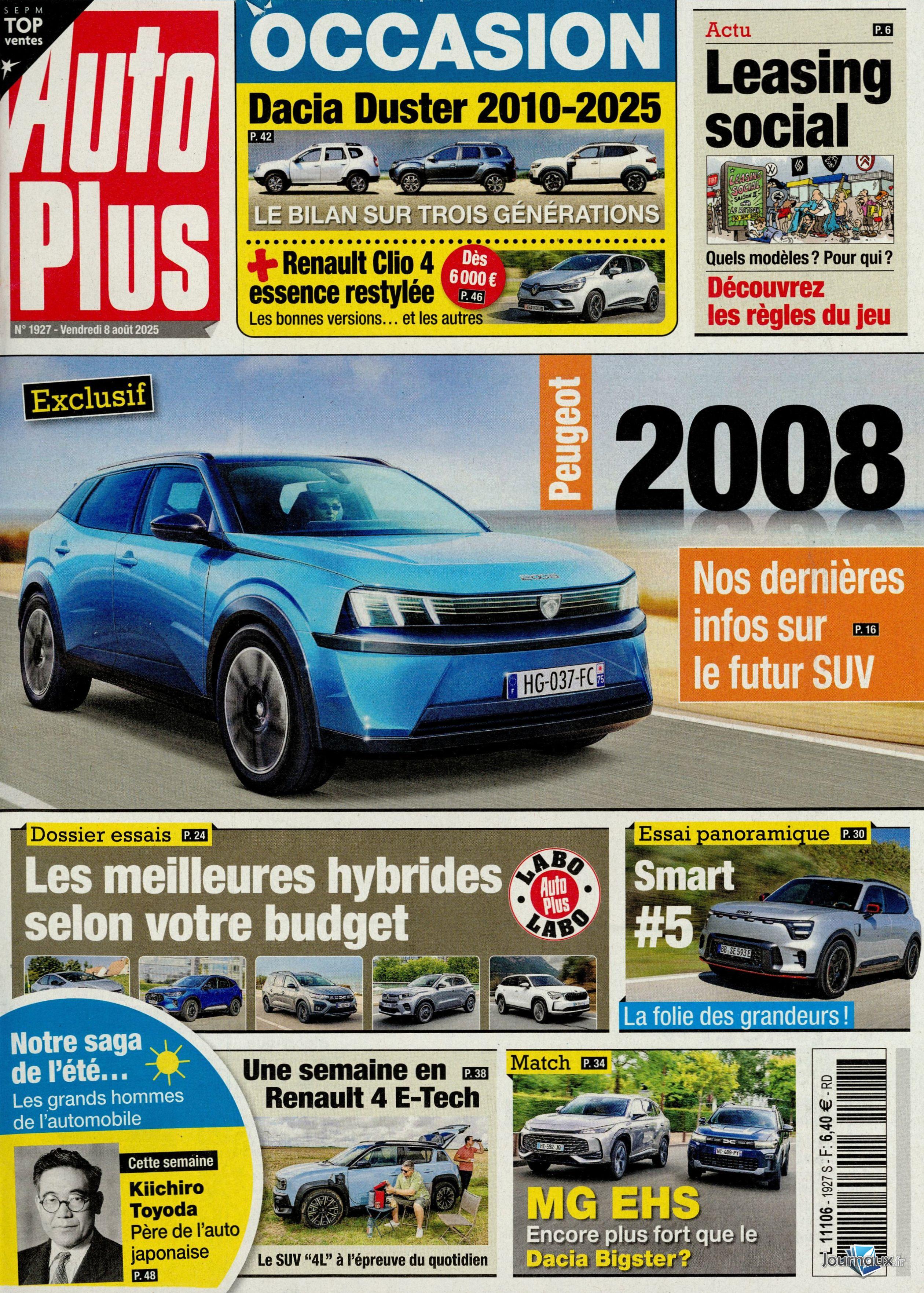 Auto Plus + Auto Plus Hors-Série 2025 n° 1927 2025-08-08