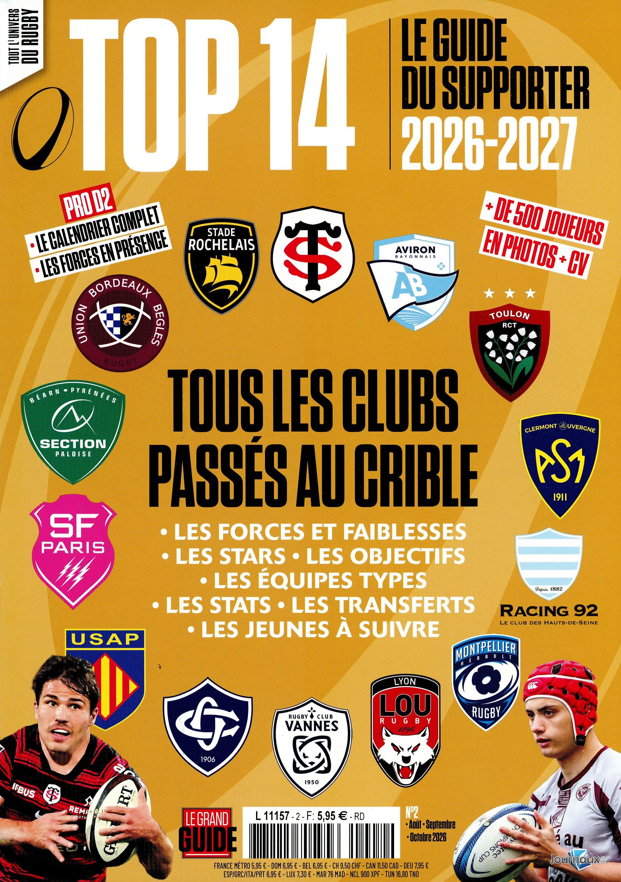 Le Grand Guide du Supporter 2026 n° 2 2026-07-28