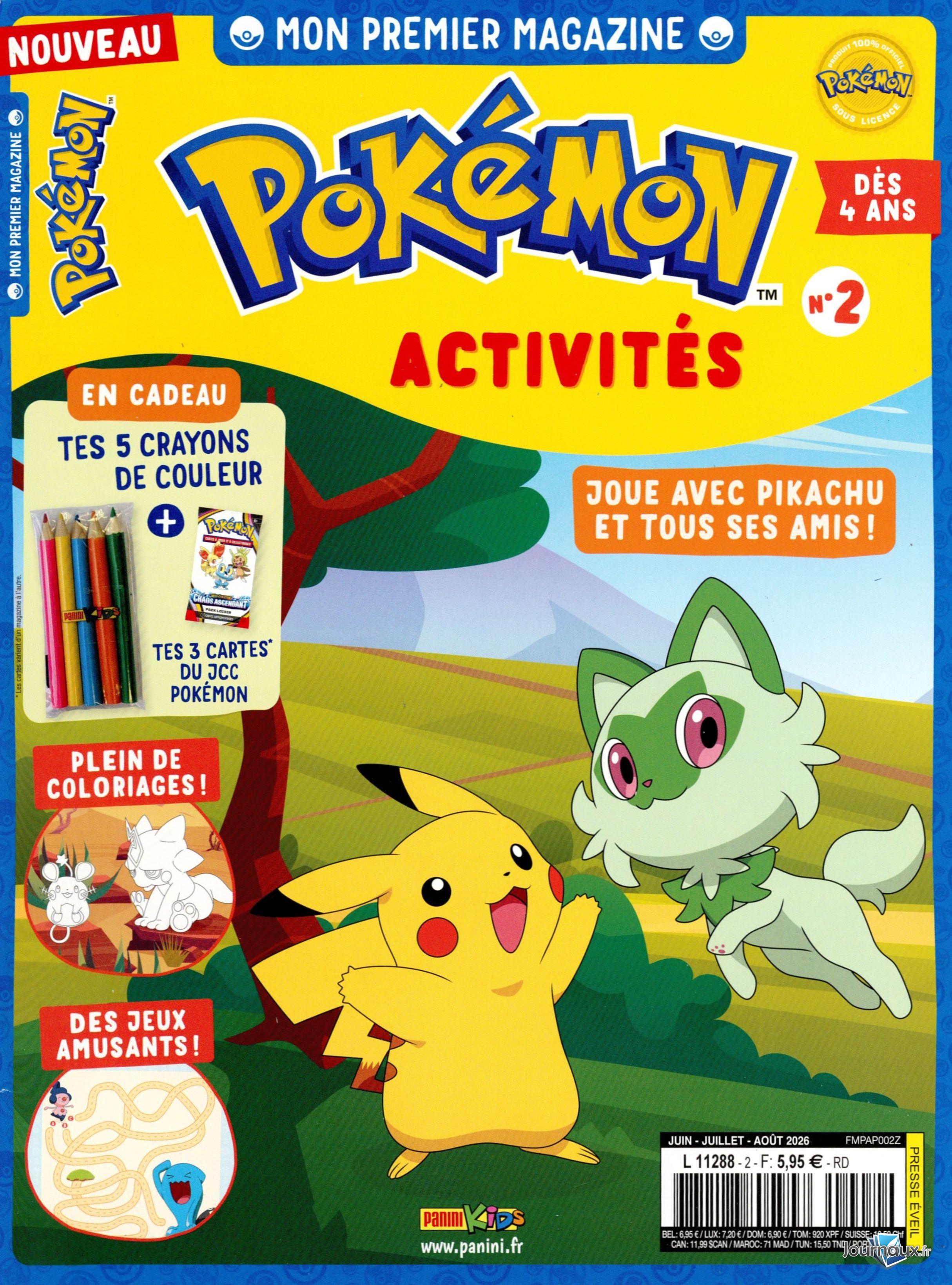 Mon Premier Magazine Pokémon Activités n° 2 2026-06-10