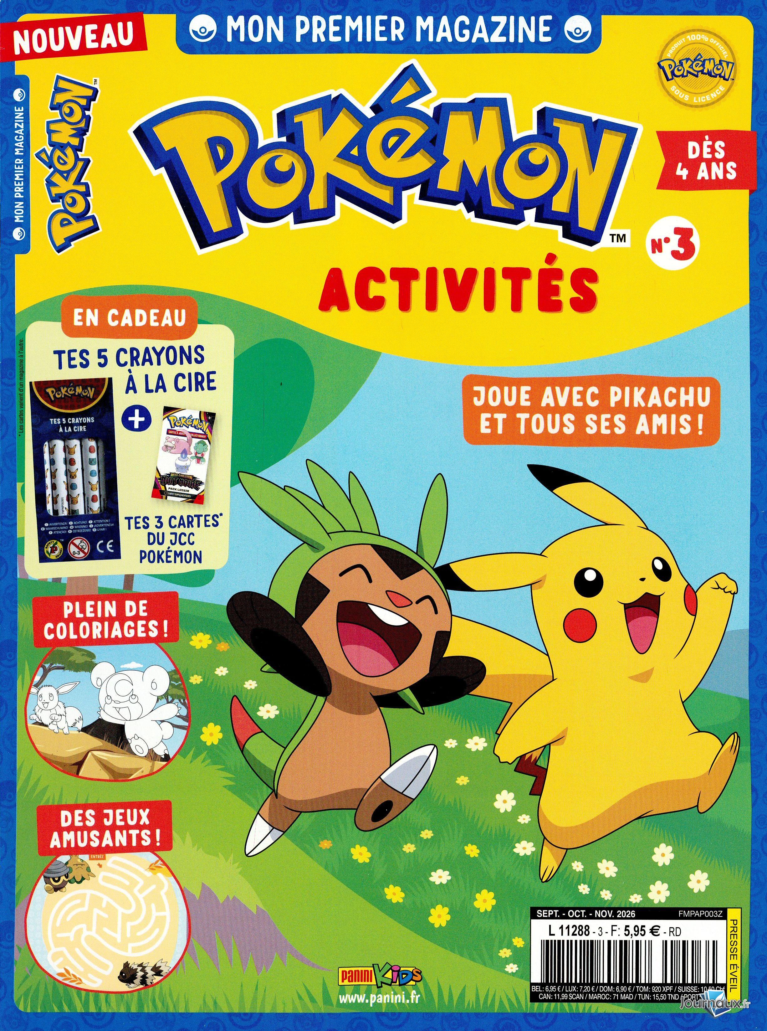 Mon Premier Magazine Pokémon Activités n° 3 2026-09-10