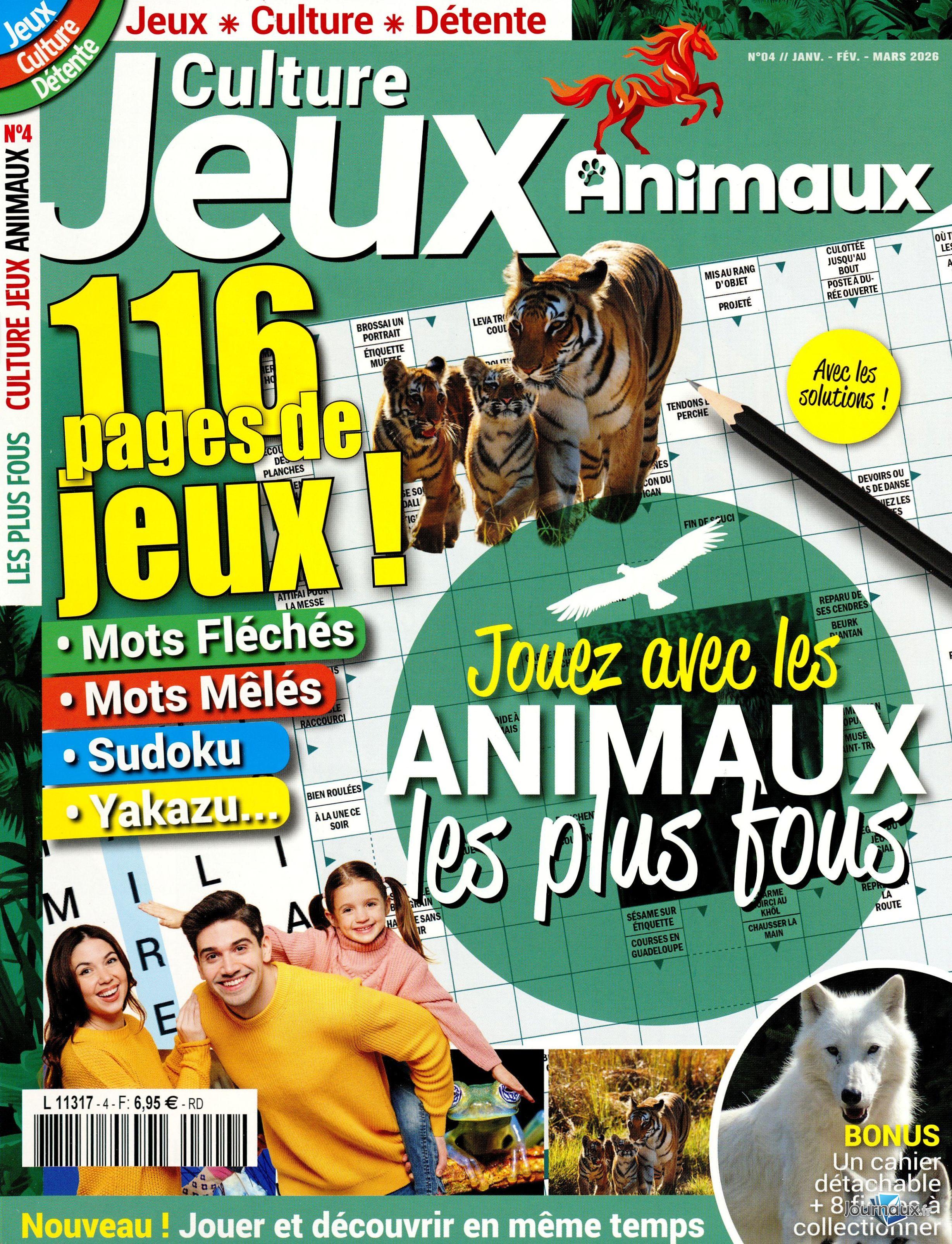 Culture Jeux Animaux n° 4 2026-01-29