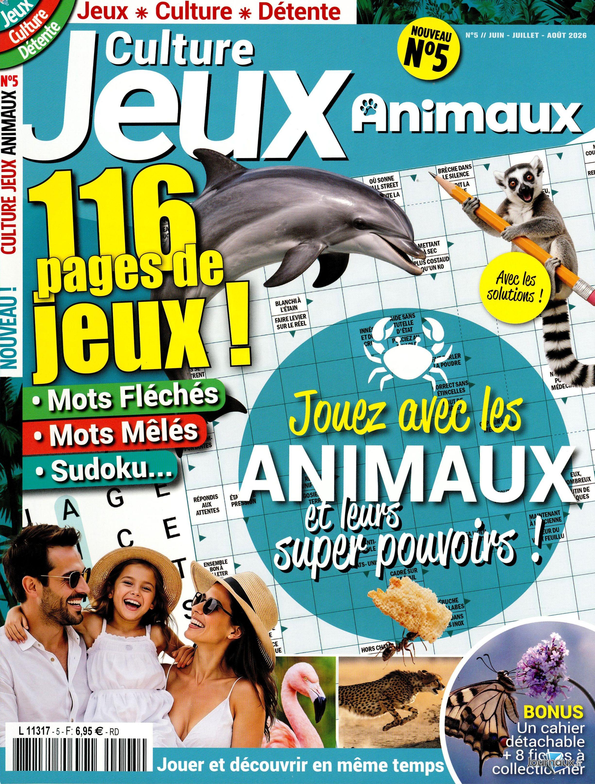 Culture Jeux Animaux n° 5 2026-05-21