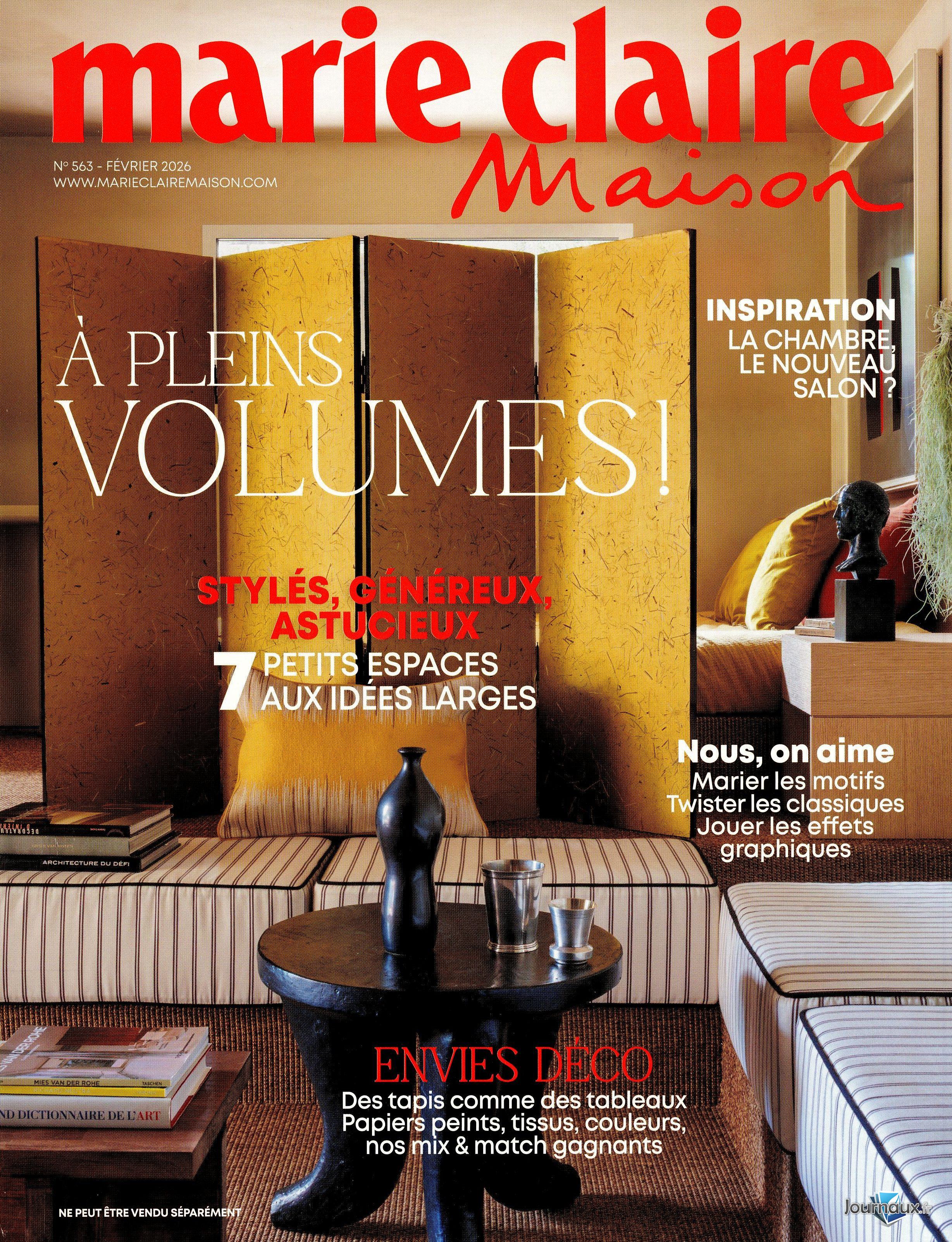 Marie Claire + Marie Claire Maison n° 563 2026-01-07