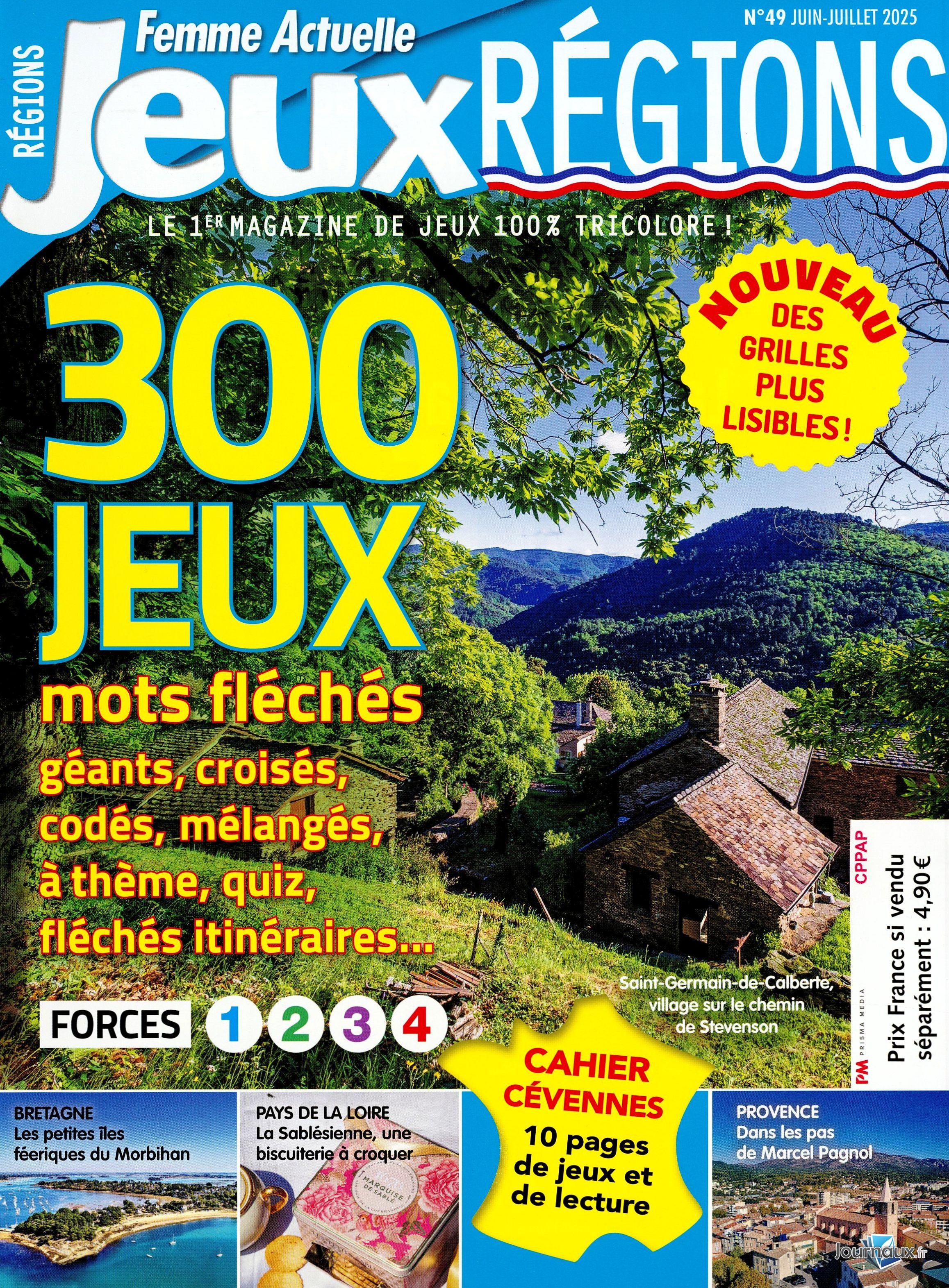Femme Actuelle Jeux + Femme Actuelle Jeux Régions n° 243 2025-05-07