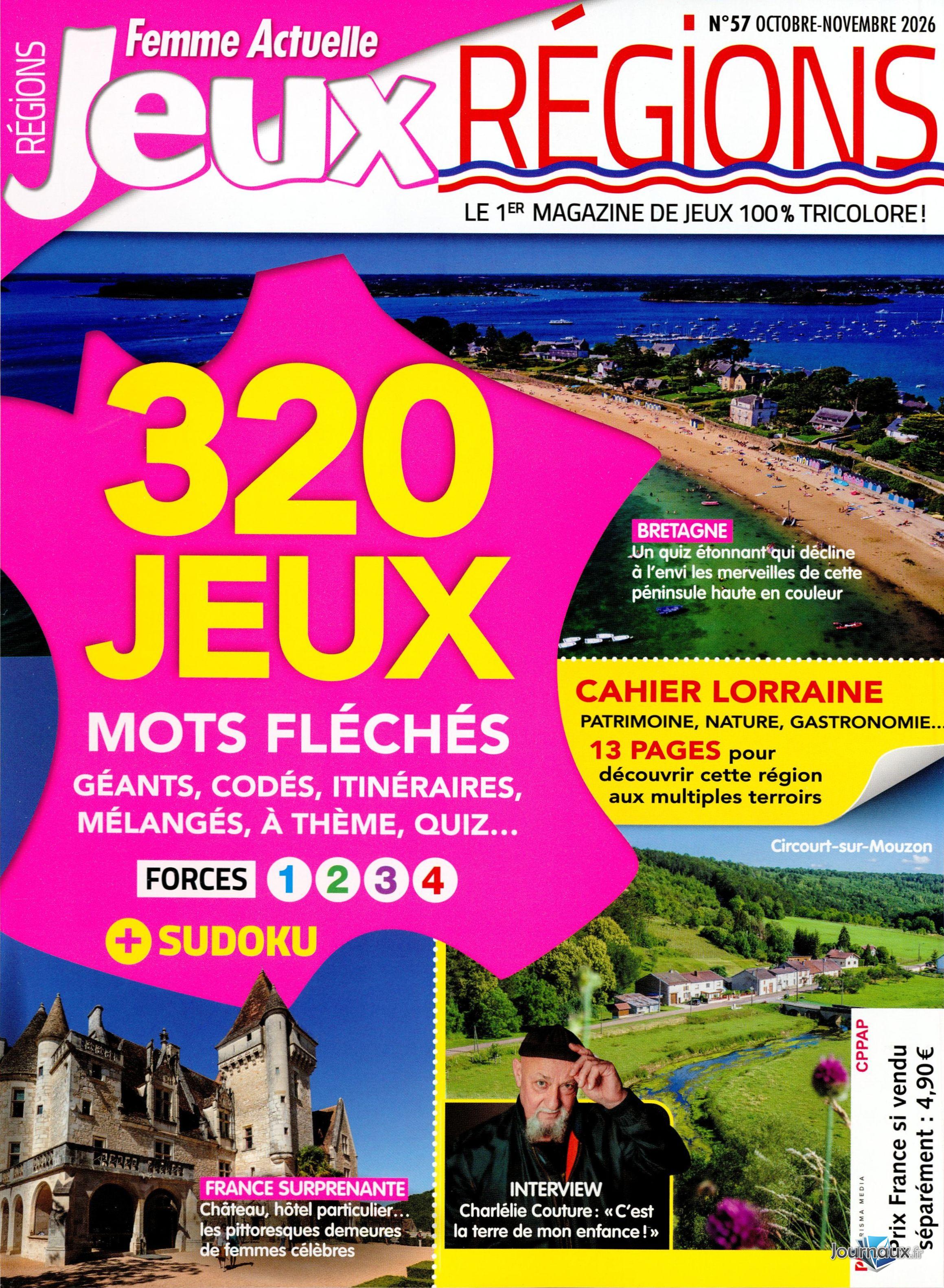 Femme Actuelle Jeux + Femme Actuelle Jeux Régions n° 259 2026-09-10