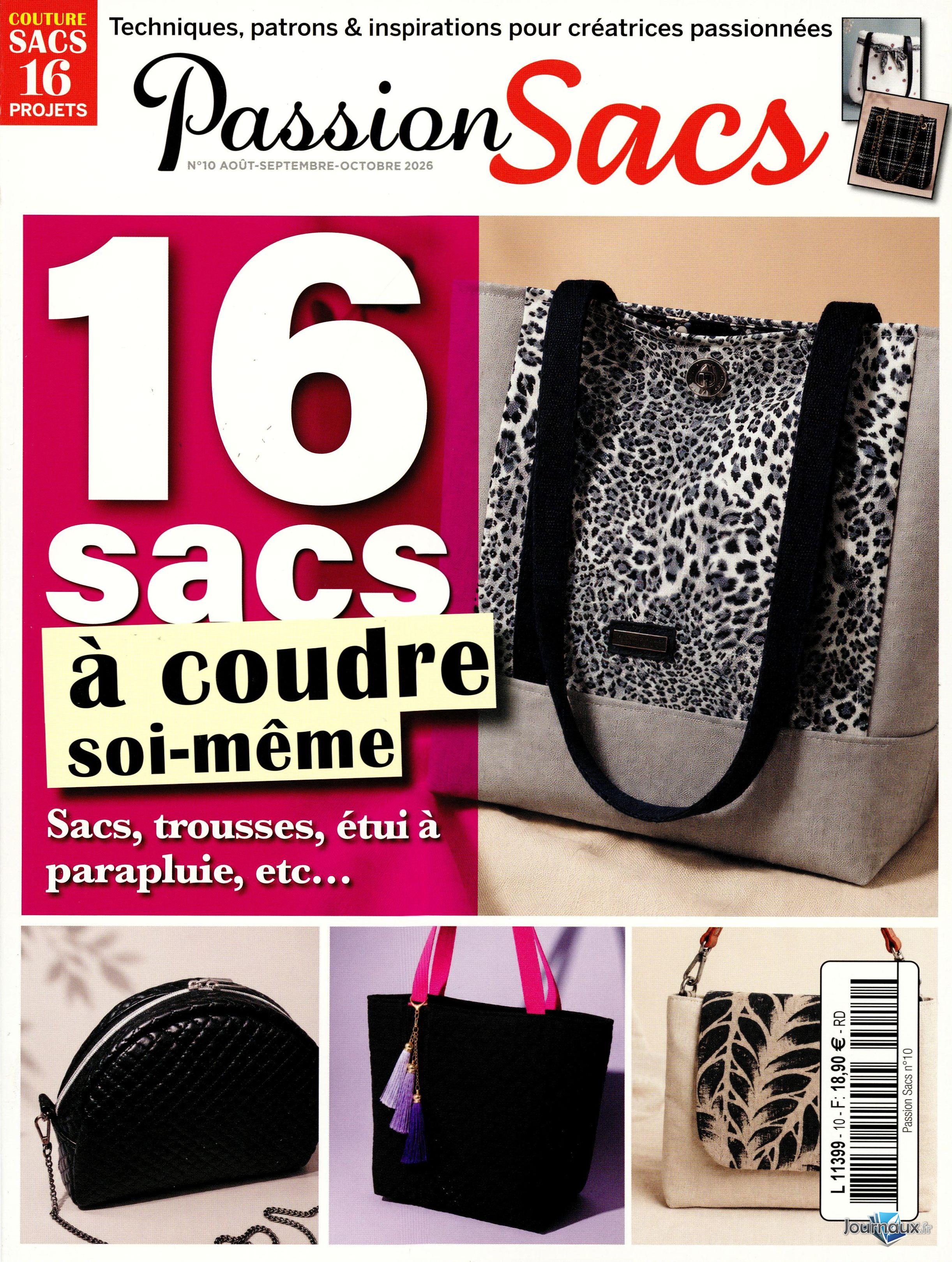 Pack couplé Passion Sacs + 1 magazine Offert n° 10 2026-07-29