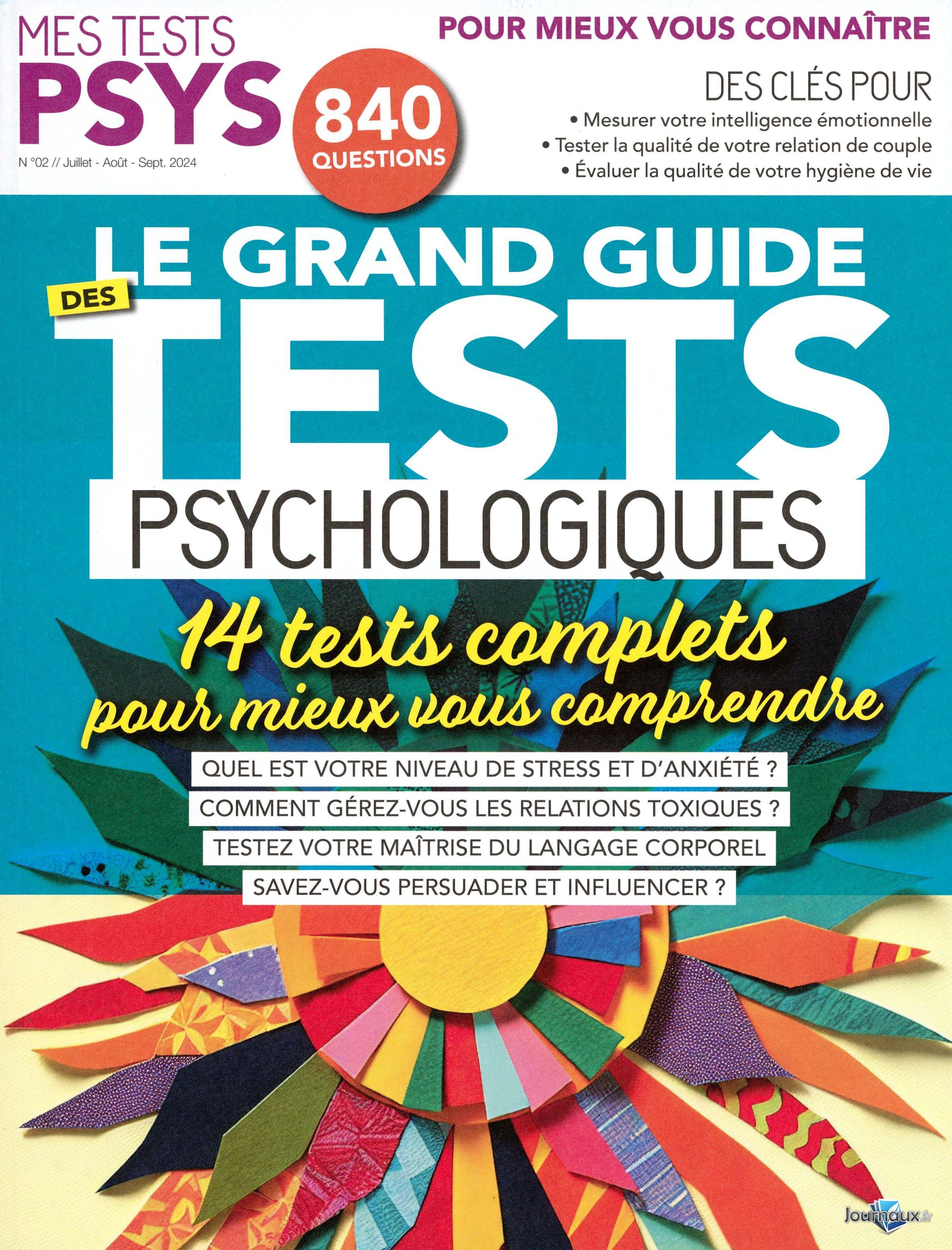 Pack Mes Tests Psy + Magazine  n° 11 2026-07-03