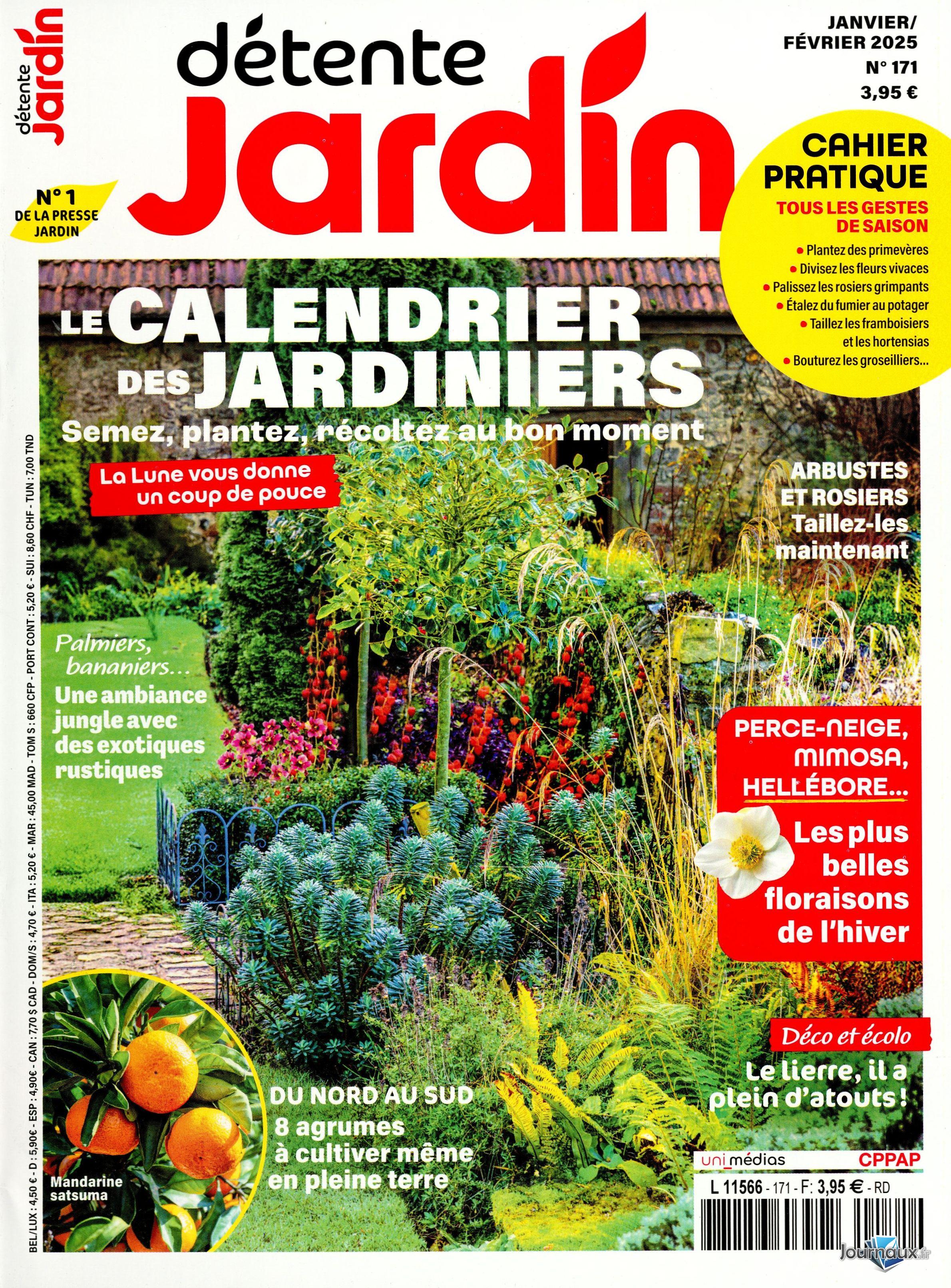 Détente Jardin  n° 177 2025-12-24