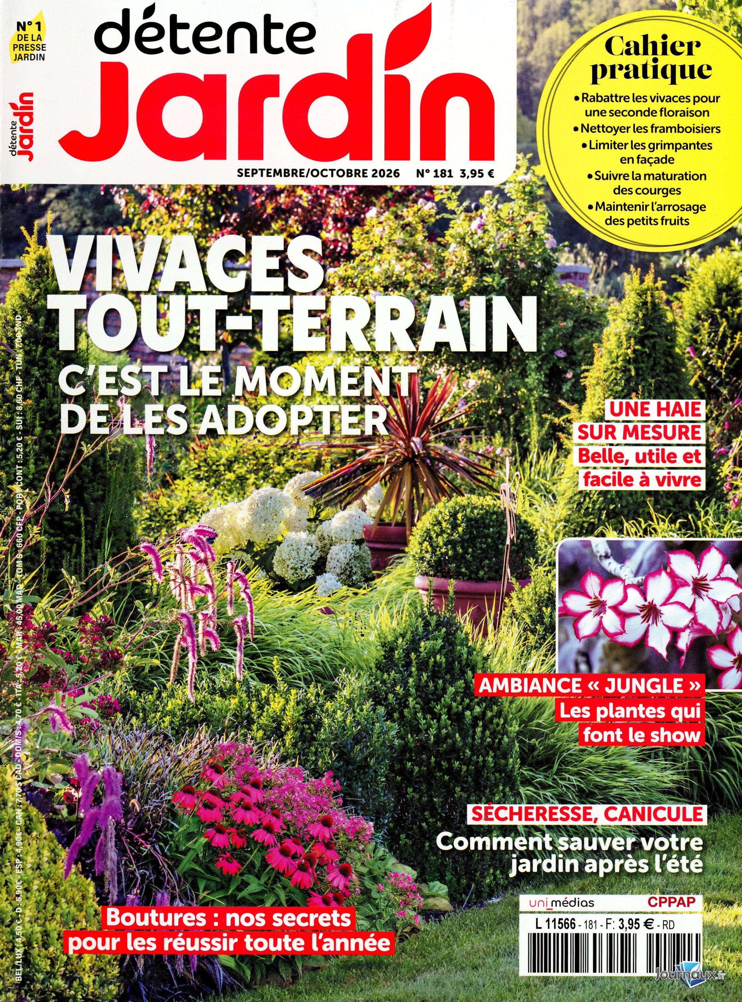 Détente Jardin n° 181 2026-08-26