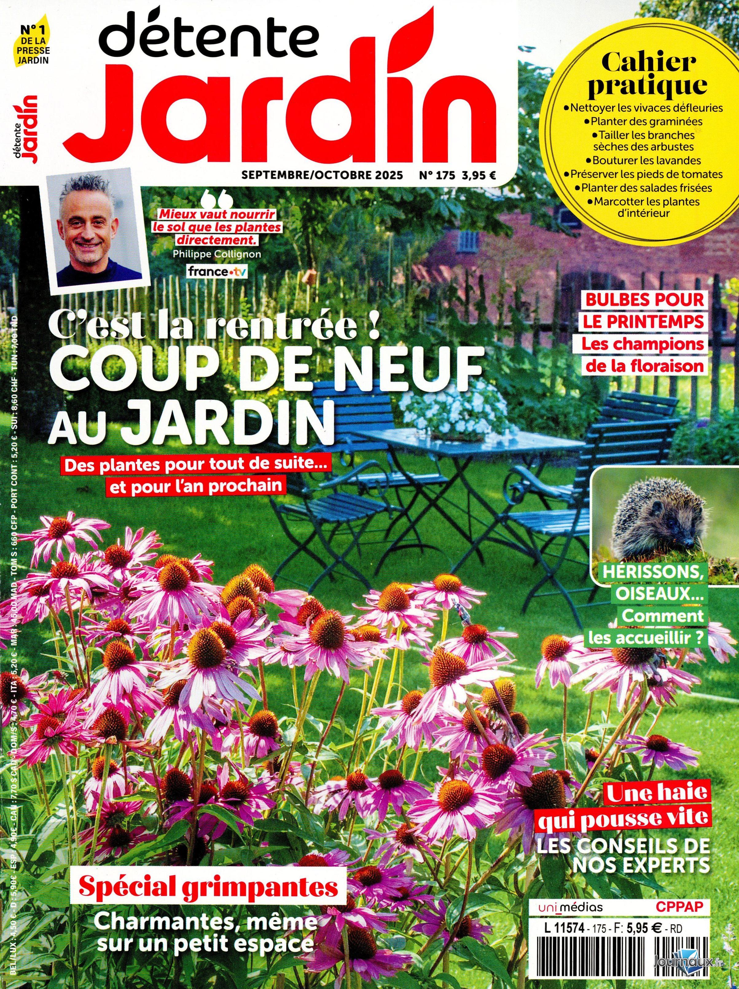Détente Jardin + Livre n° 175 2025-08-27