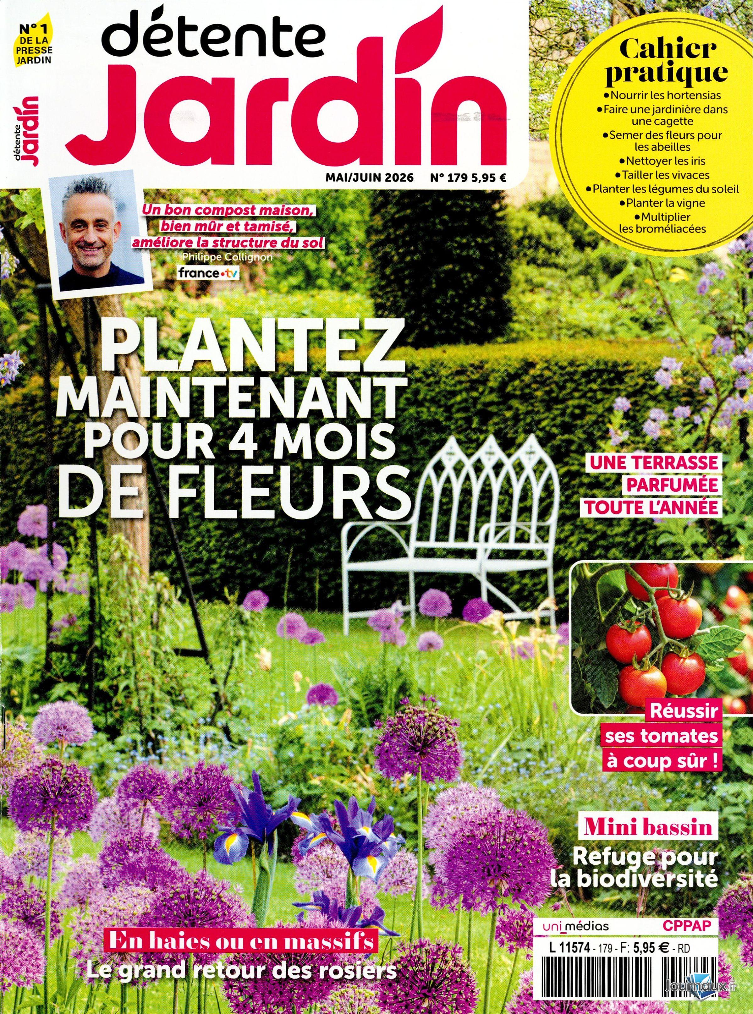Détente Jardin + Livre n° 179 2026-04-22