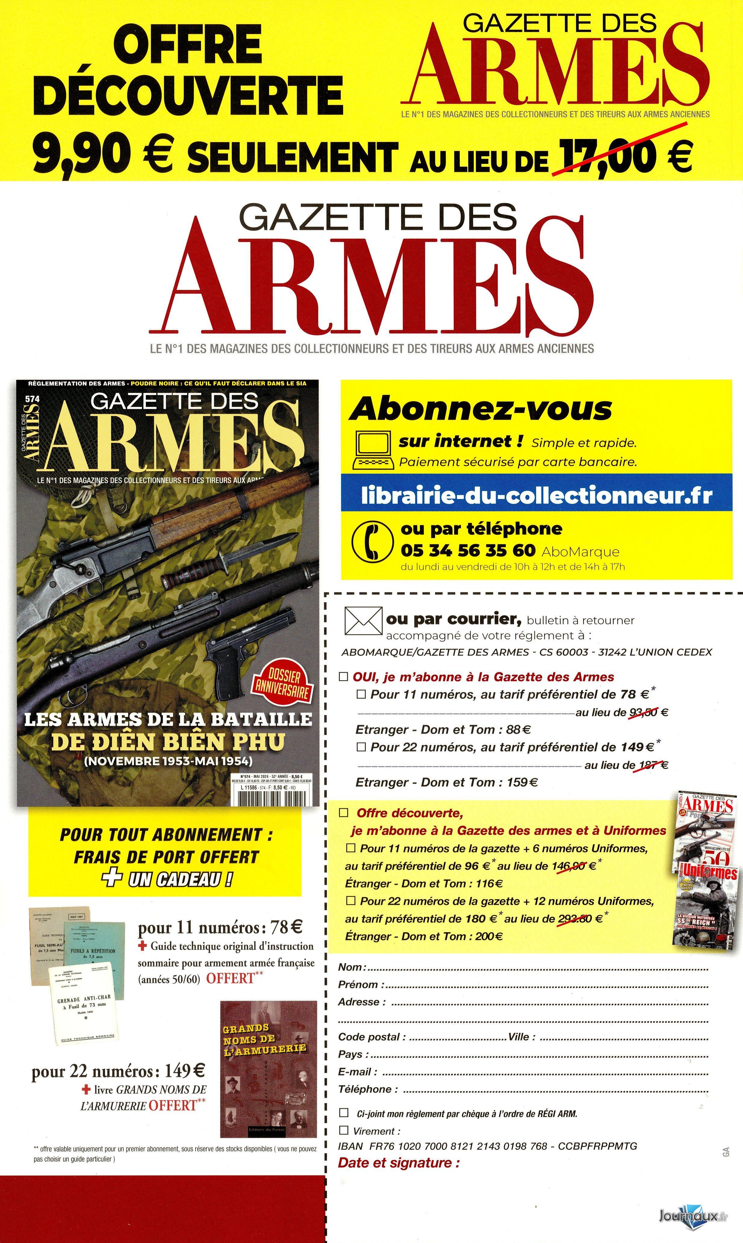 Gazette des armes  n° 578 2024-10-15