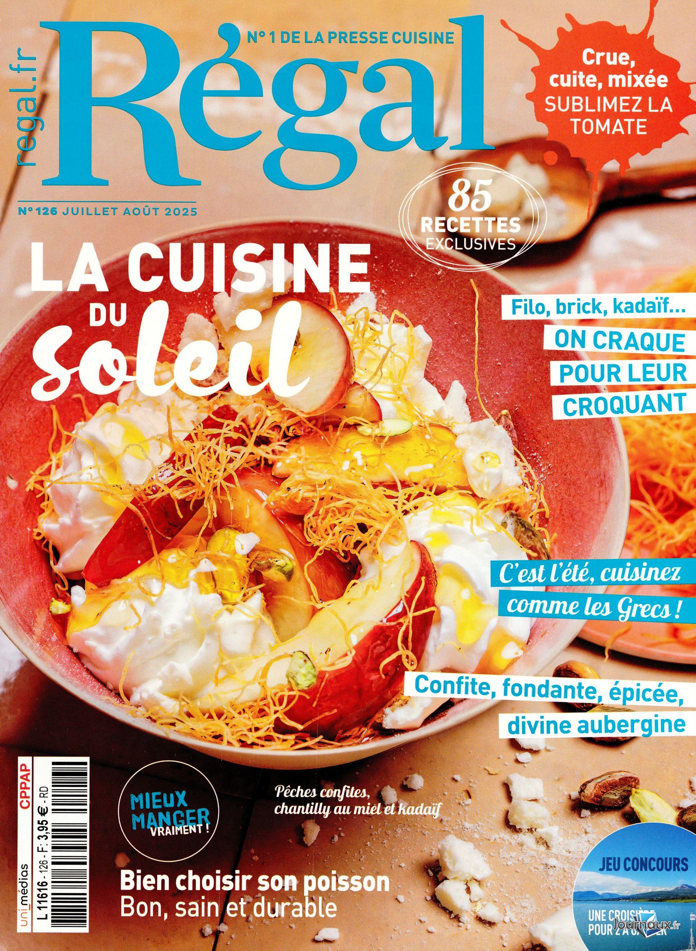 Régal + 1 ancien numéro + une vinaigrette n° 126 2025-07-01