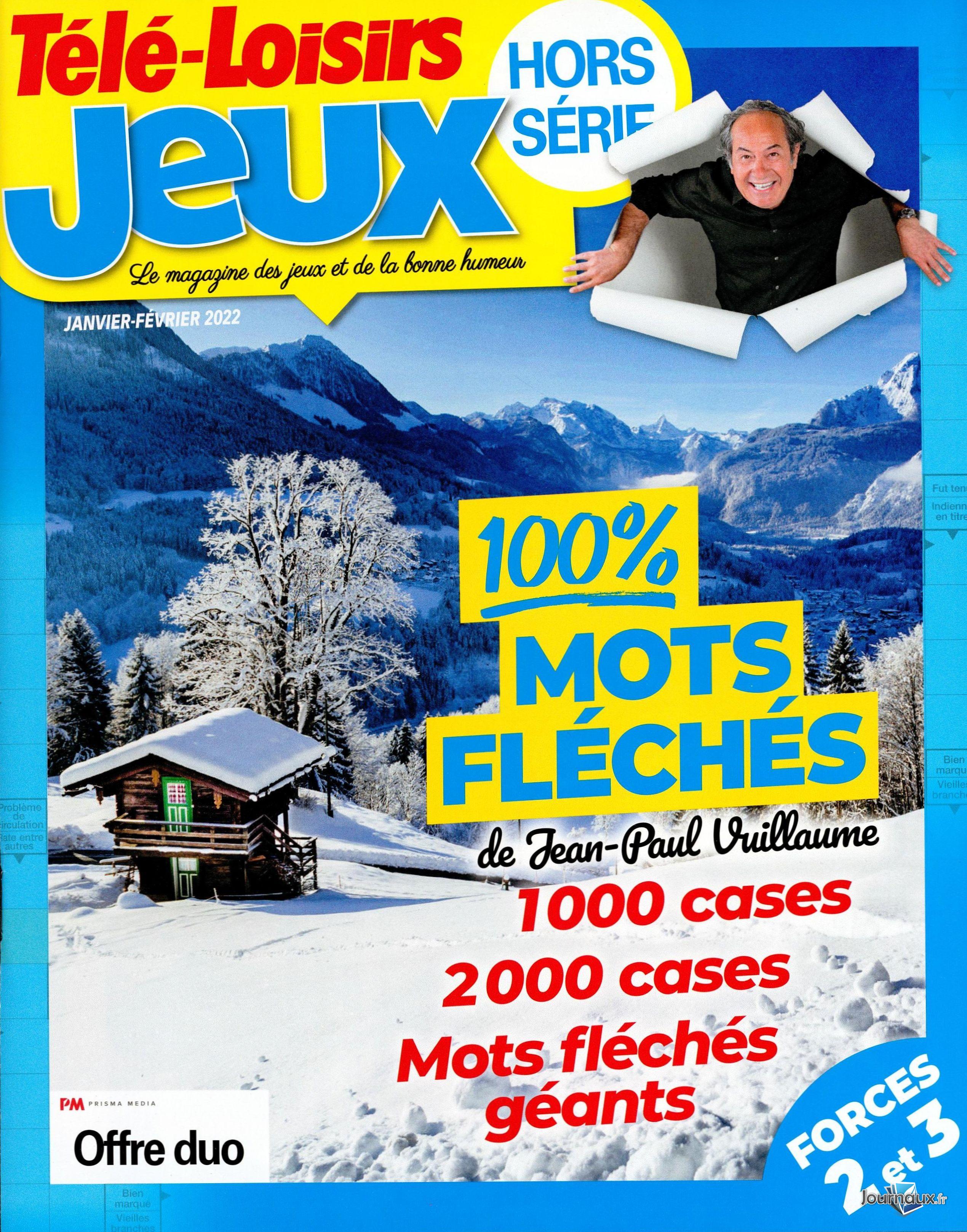 Télé Loisirs Jeux + Télé Loisirs Jeux Hors-série n° 43 2022-02-12