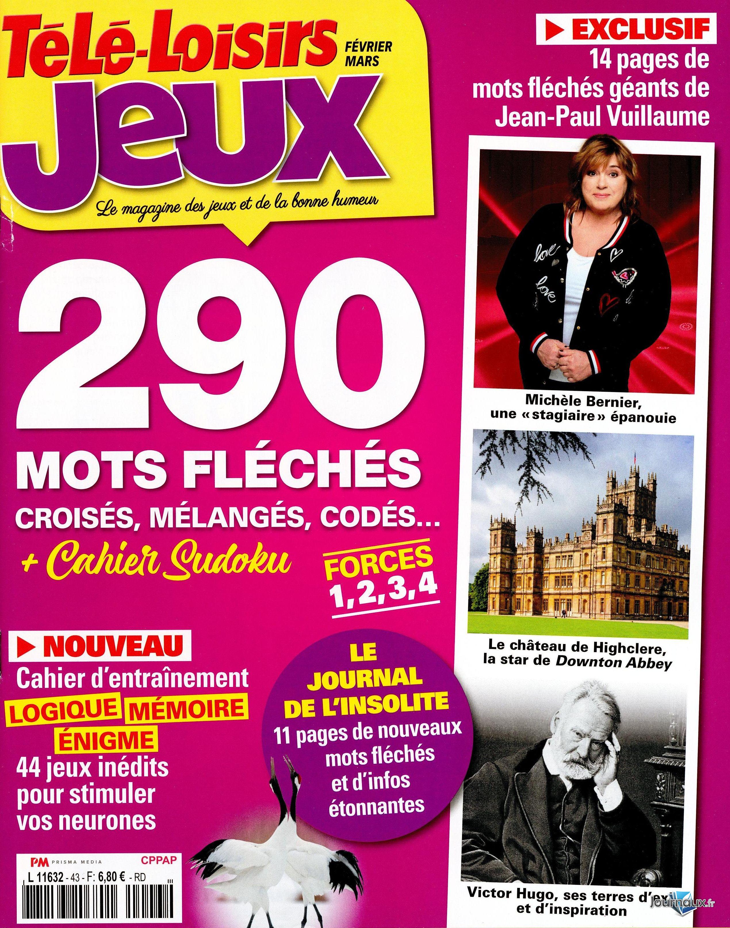 Télé Loisirs Jeux + Télé Loisirs Jeux Hors-série n° 43 2022-02-12