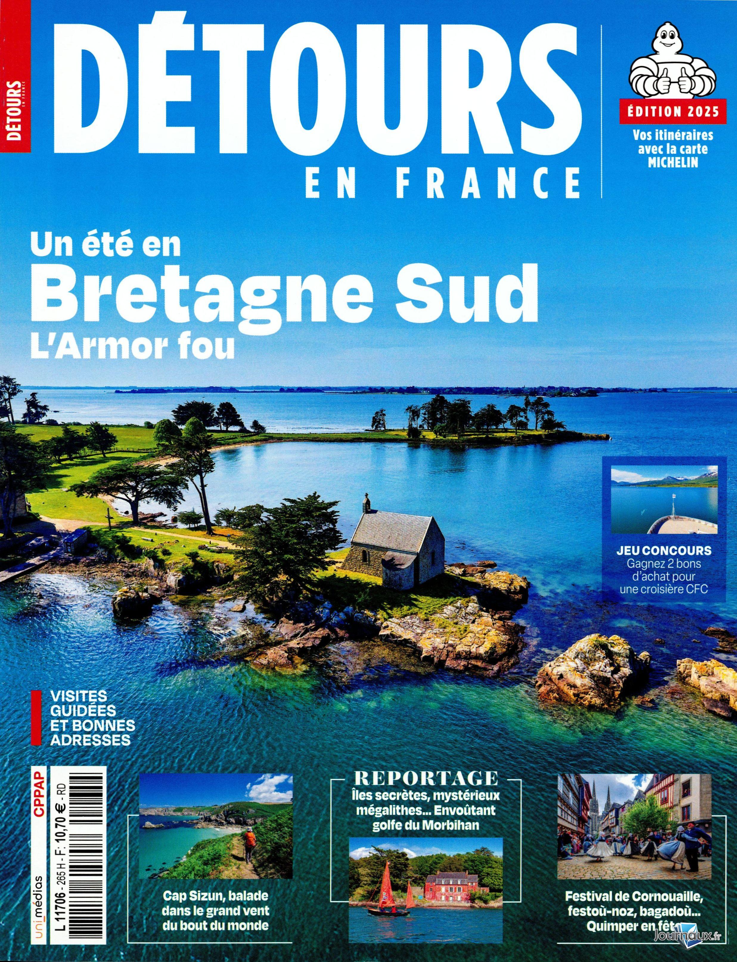 Détours en France + Guide Vert Michelin n° 265 2025-07-09