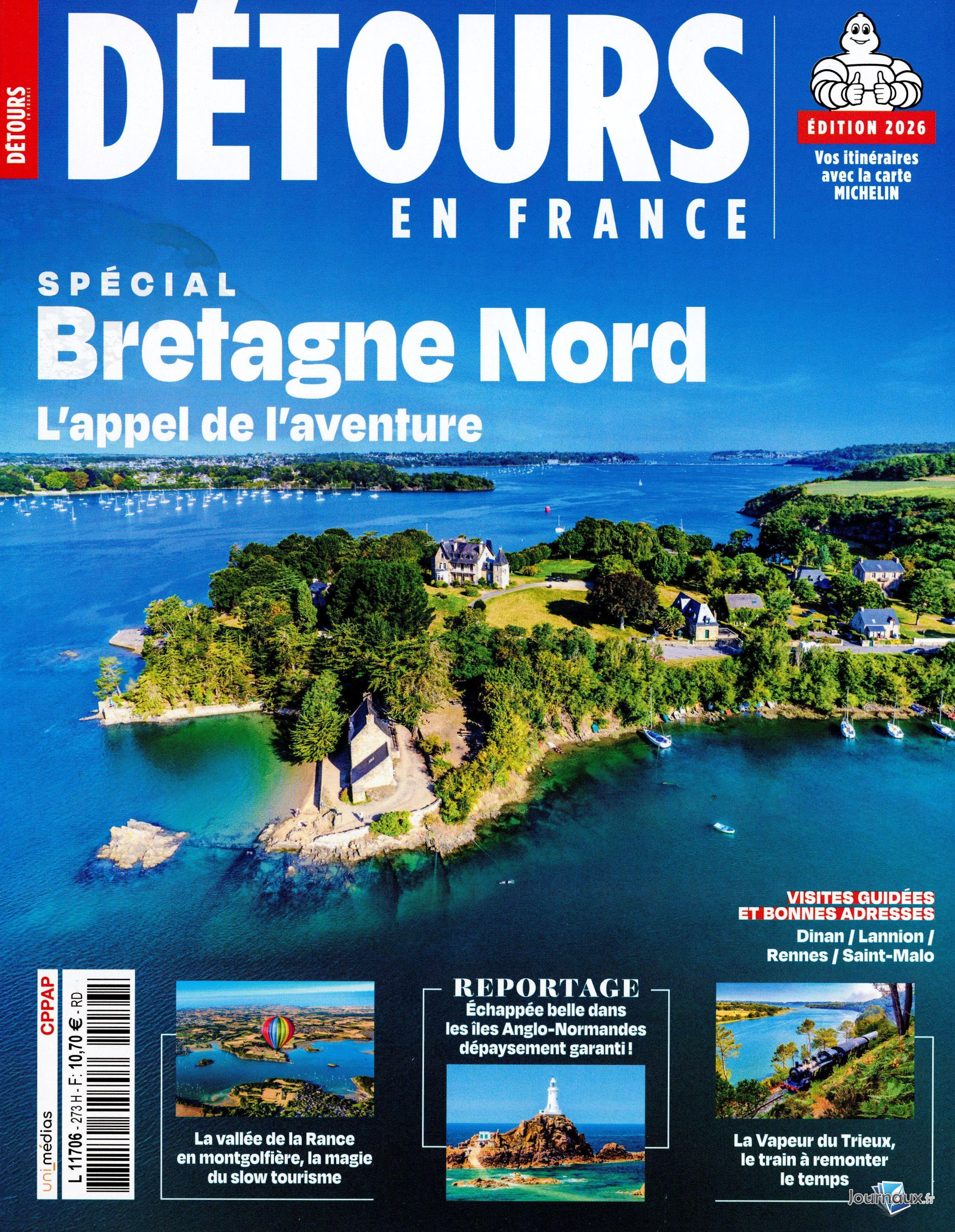 Détours en France + Guide Vert Michelin n° 273 2026-07-08