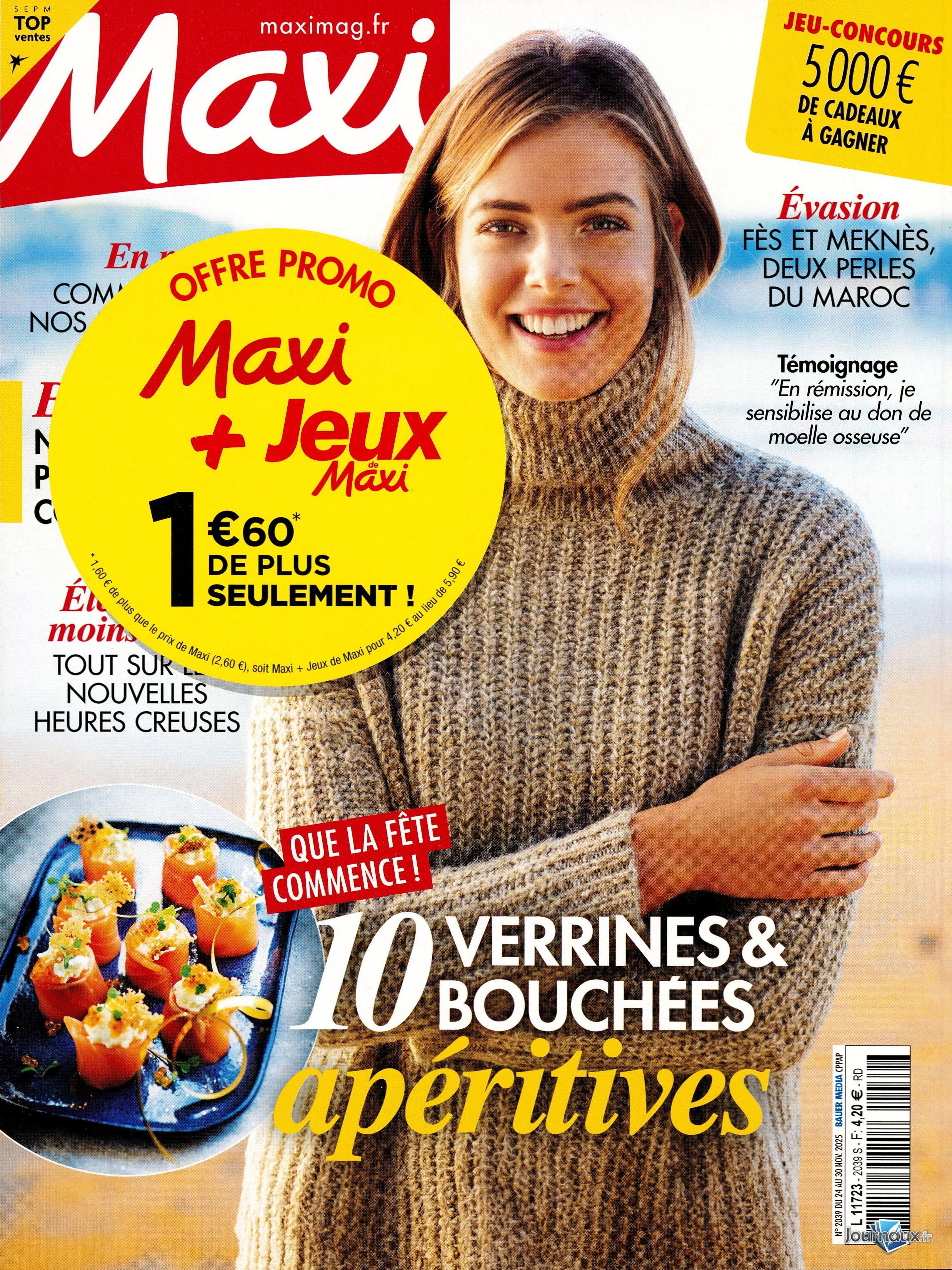 Maxi + Les Jeux de Maxi n° 2039 2025-11-24