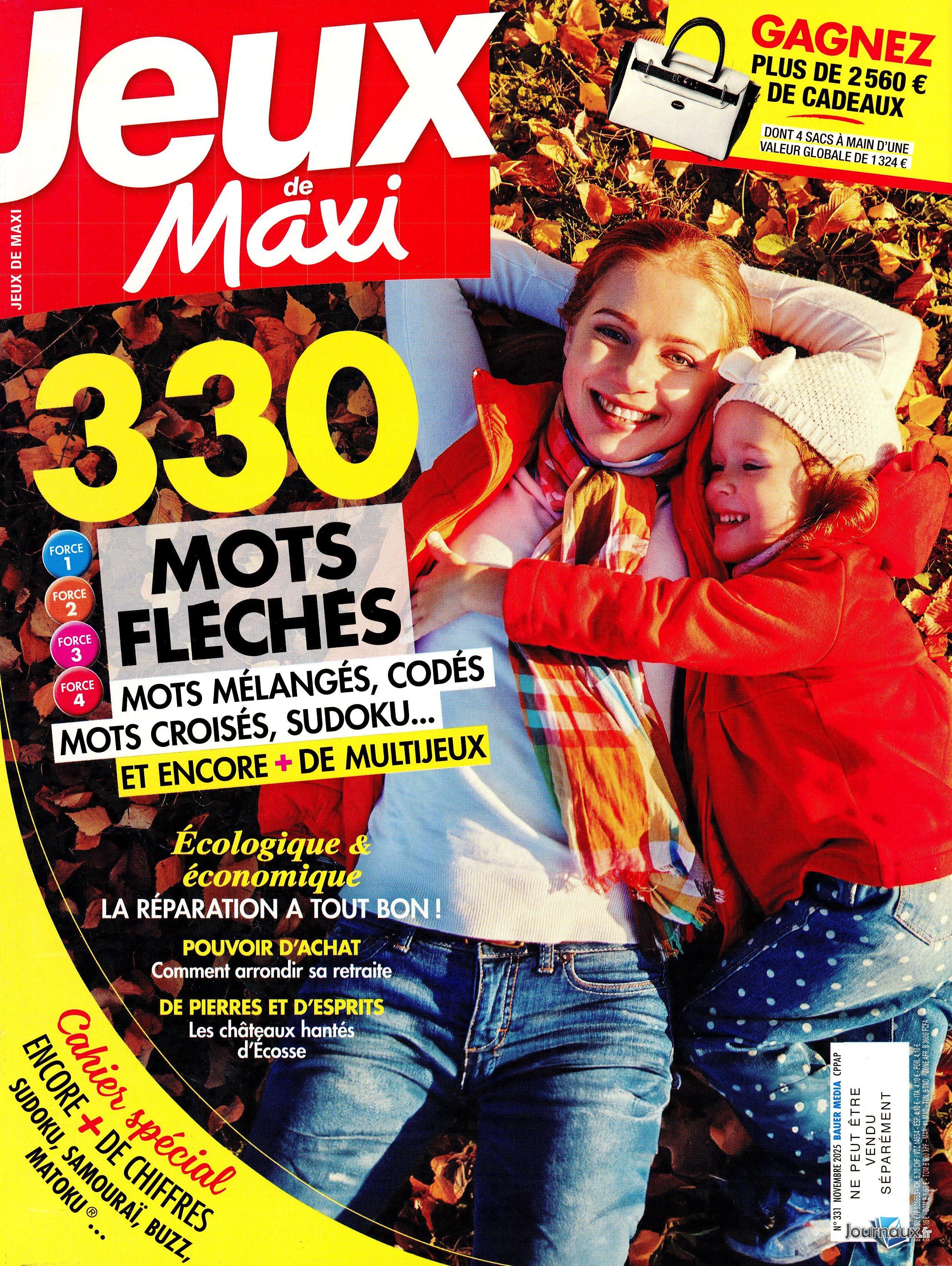 Maxi + Les Jeux de Maxi n° 2039 2025-11-24