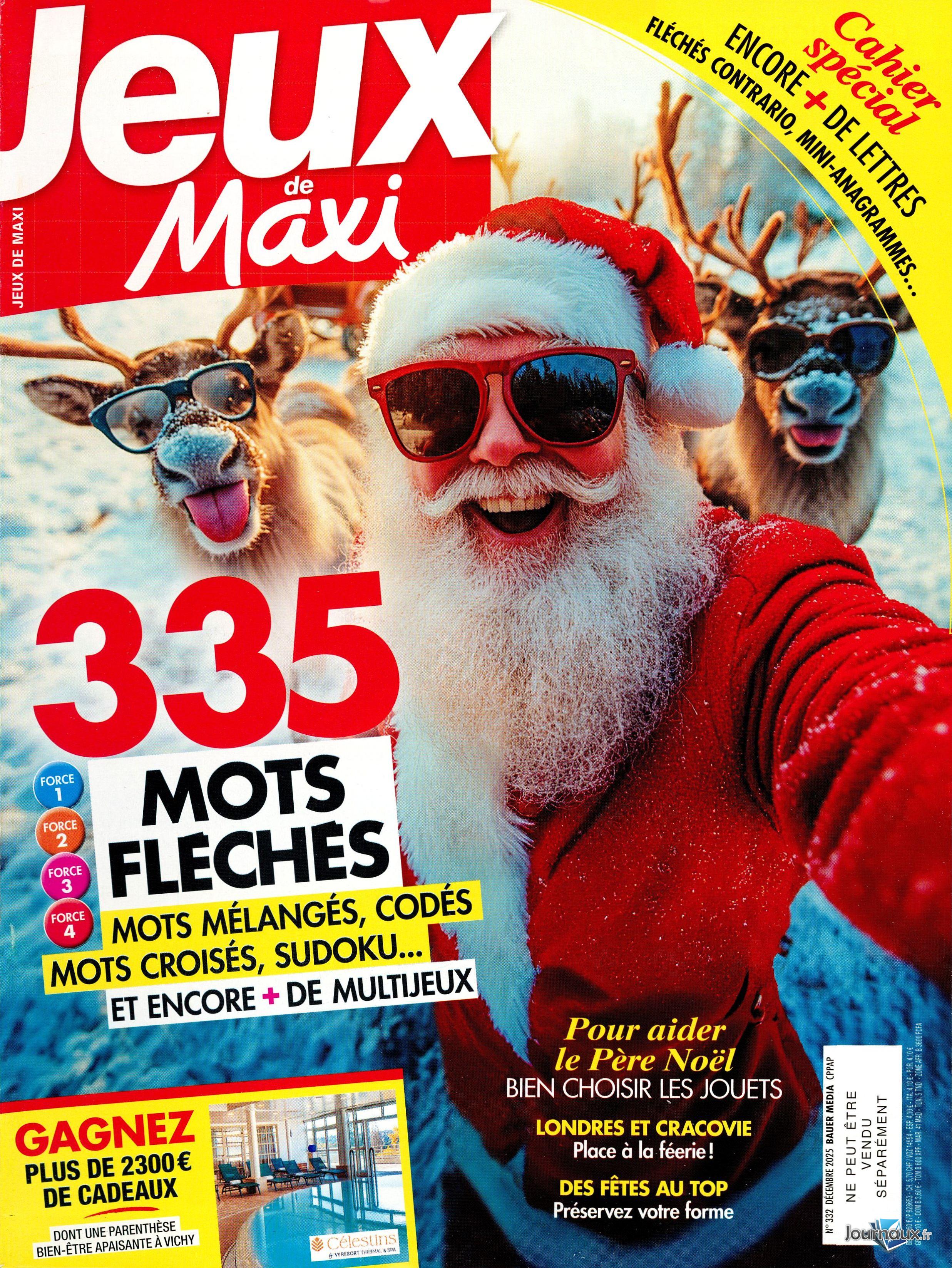 Maxi + Les Jeux de Maxi n° 2043 2025-12-22