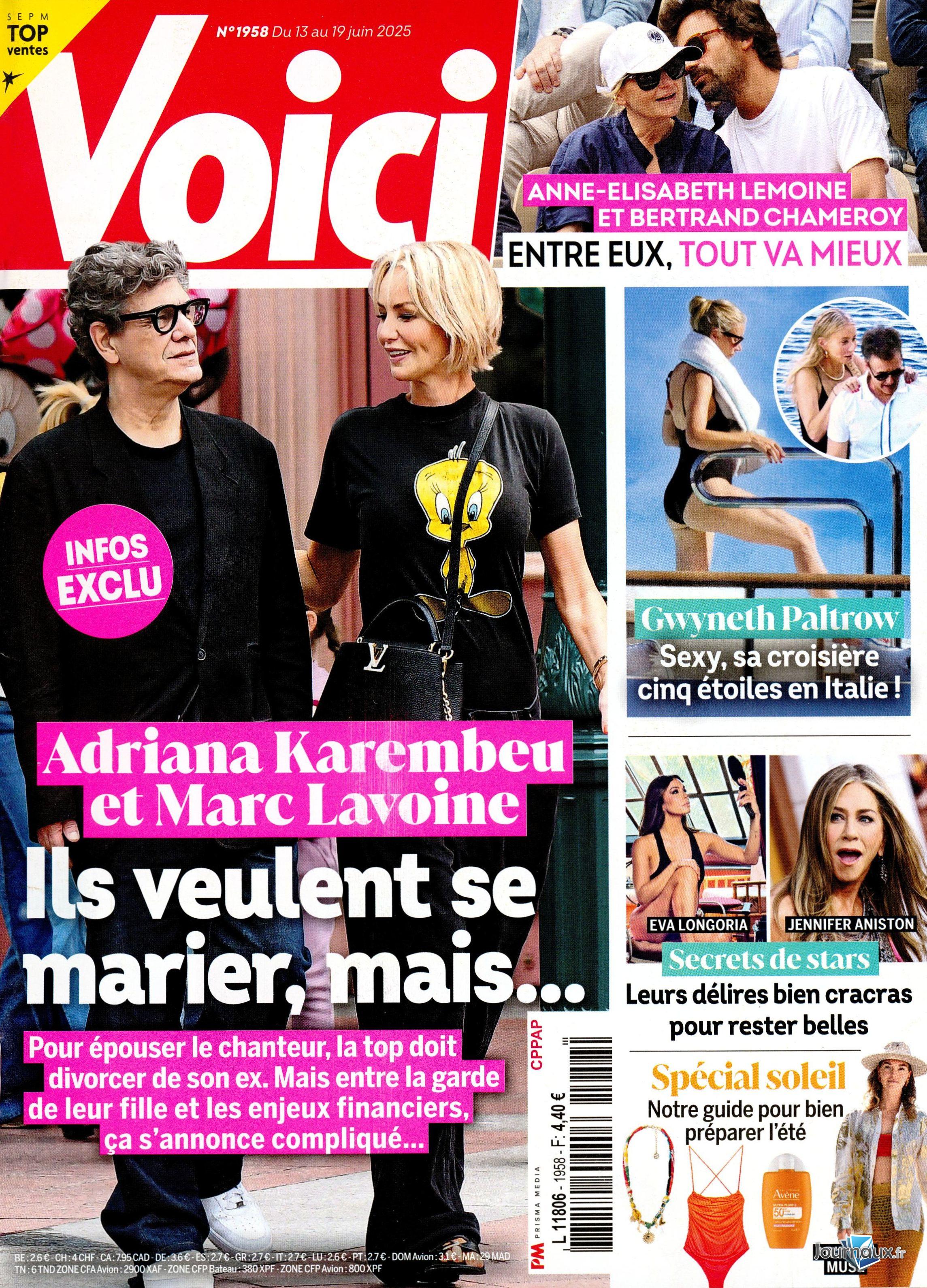 Voici + Femme Actuelle Pocket n° 1958 2025-06-13