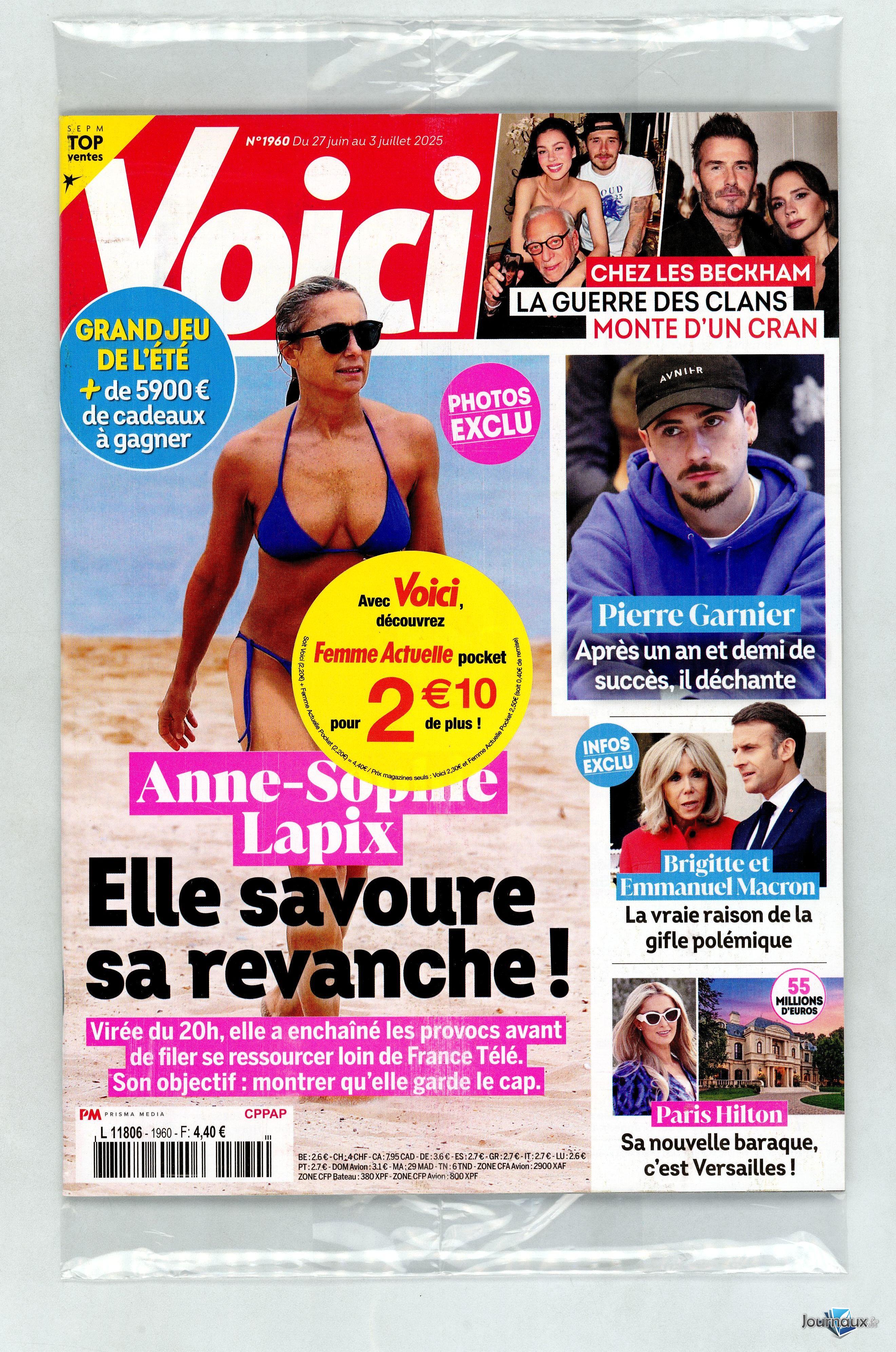 Voici + Femme Actuelle Pocket n° 1960 2025-06-27
