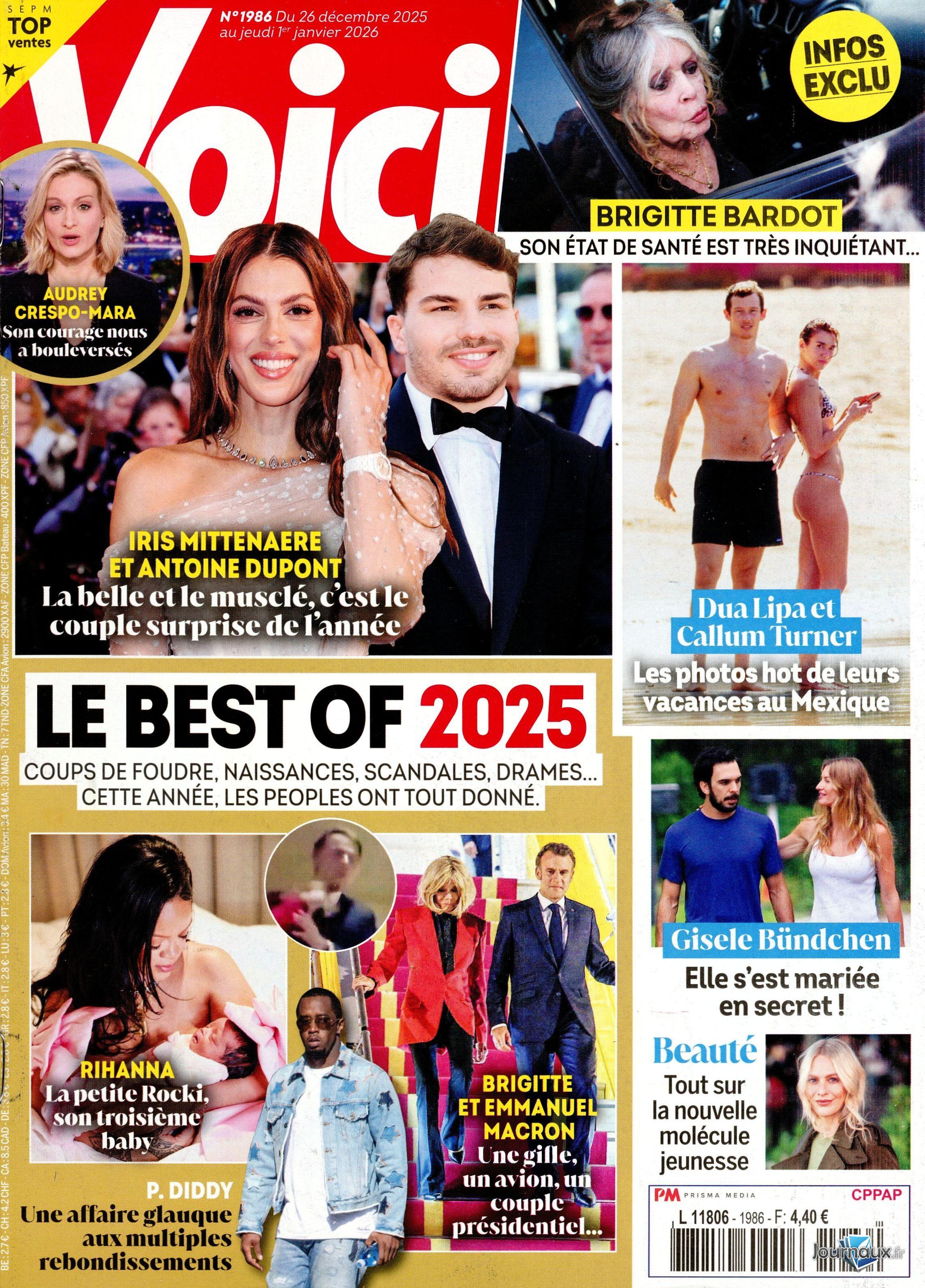 Voici + Femme Actuelle Pocket n° 1986 2025-12-26