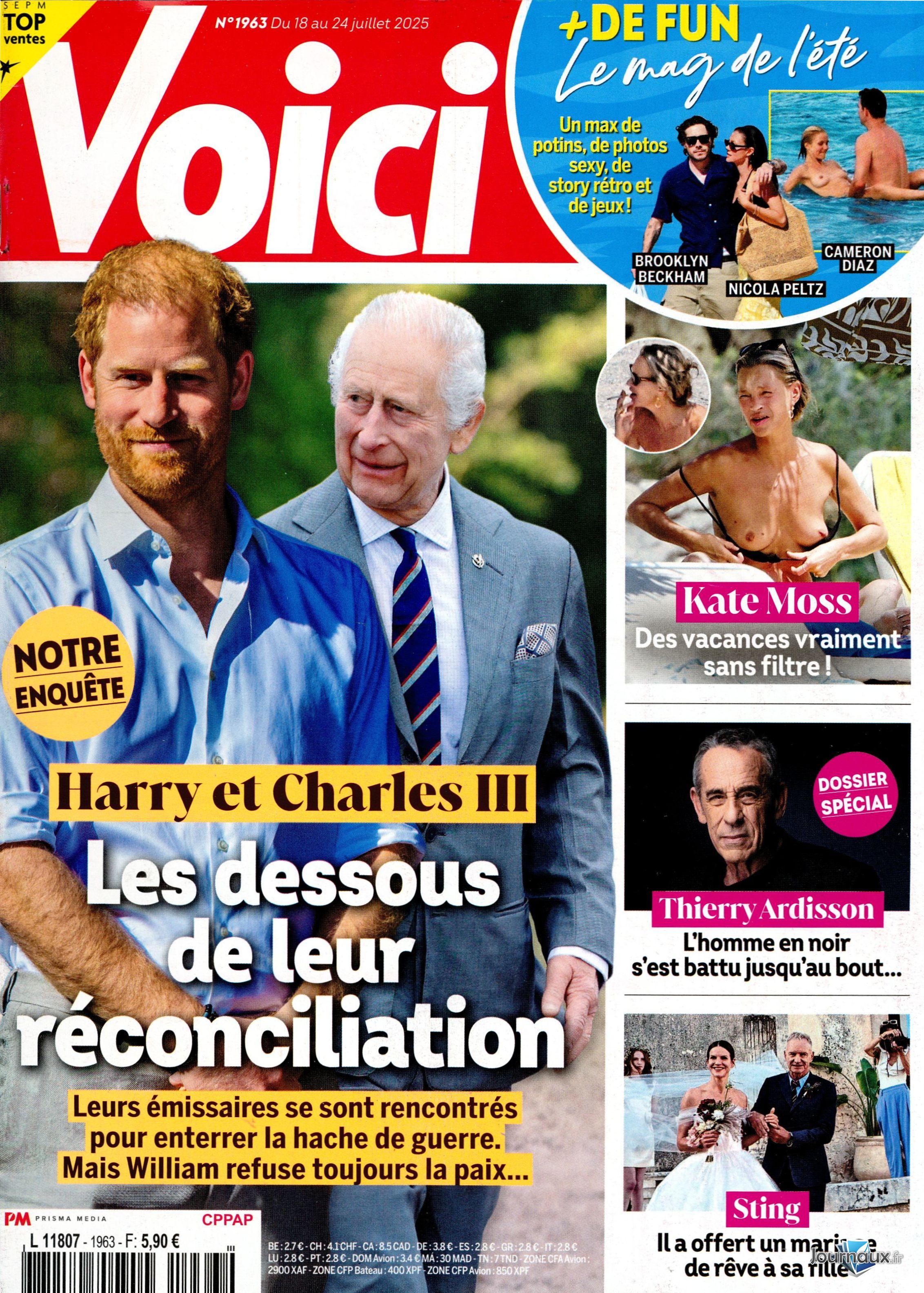 Voici + Voici Hors-Série n° 1963 2025-07-18