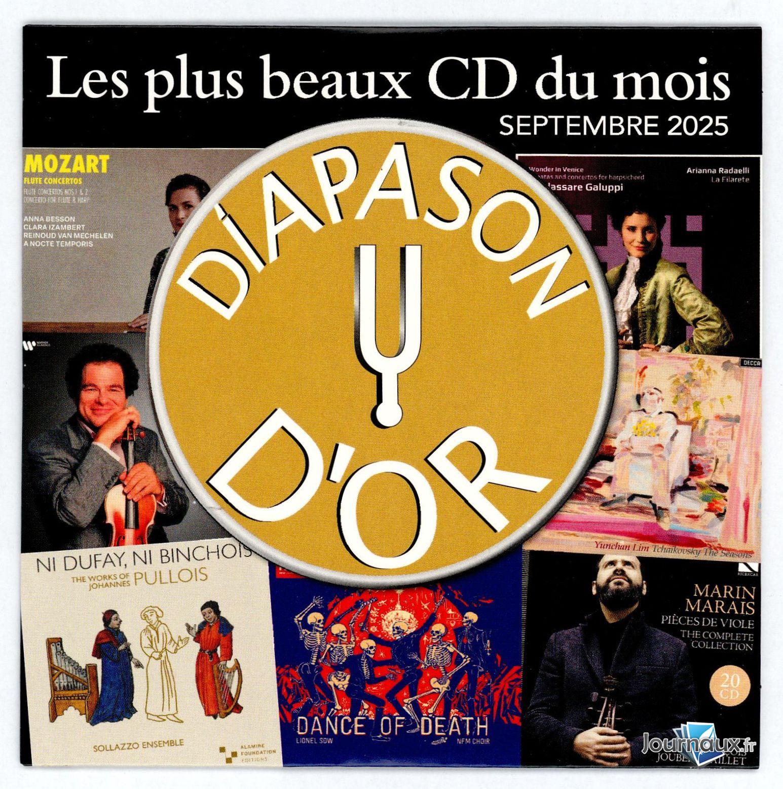 Diapason + 1 CD Les Indispensables + 1CD Diapason d'Or n° 747 2025-08-22