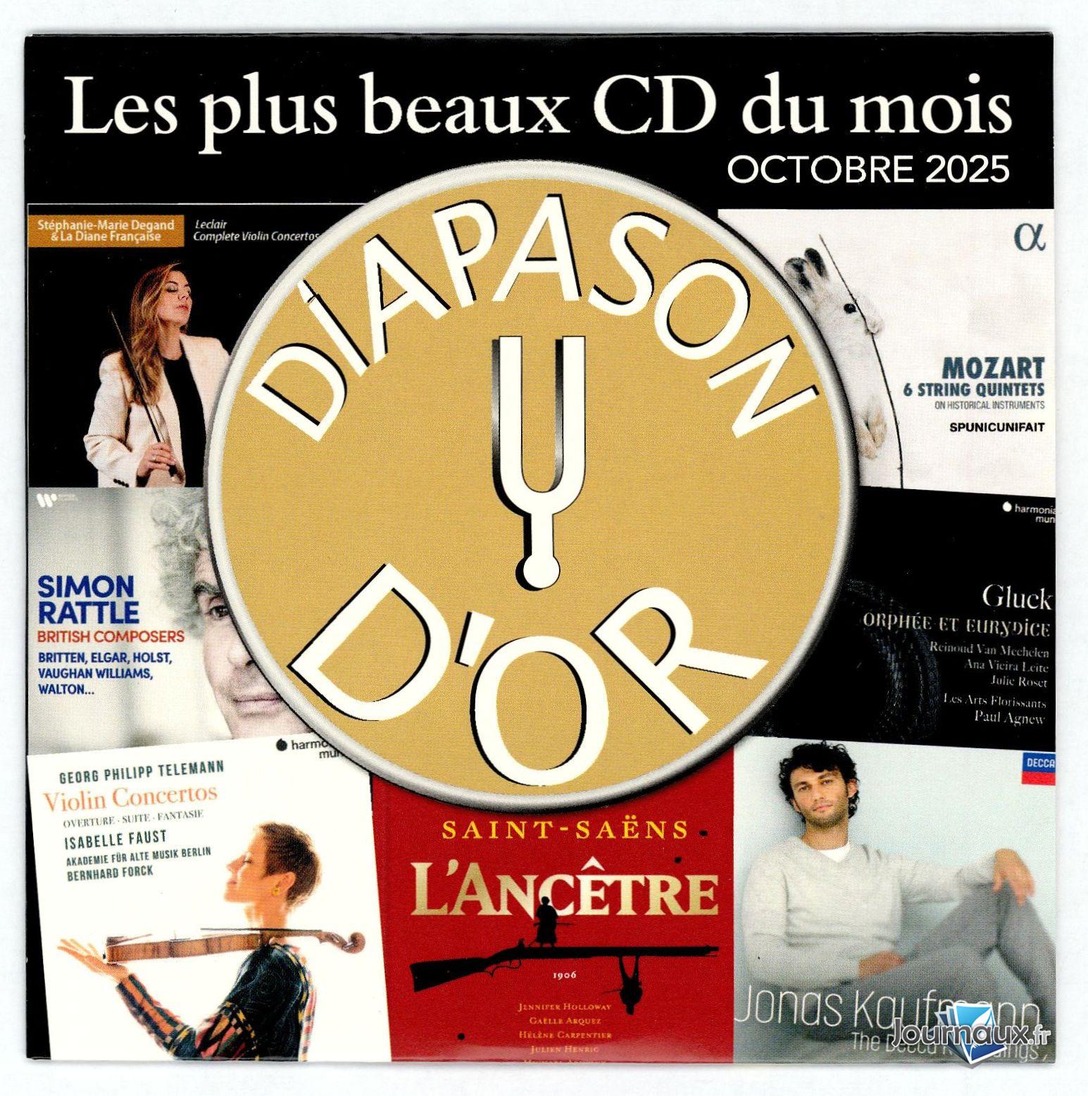 Diapason + 1 CD Les Indispensables + 1CD Diapason d'Or n° 748 2025-09-26