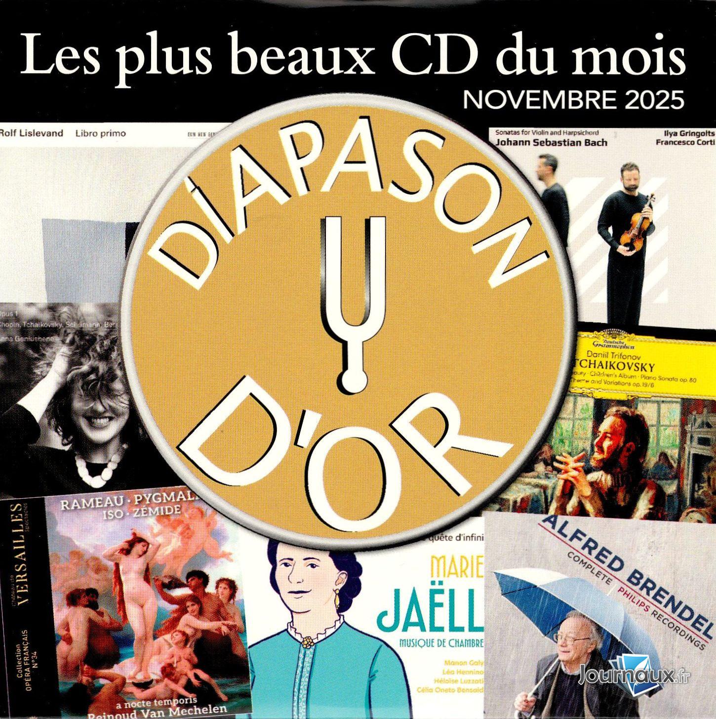 Diapason + 1 CD Les Indispensables + 1CD Diapason d'Or n° 749 2025-10-24