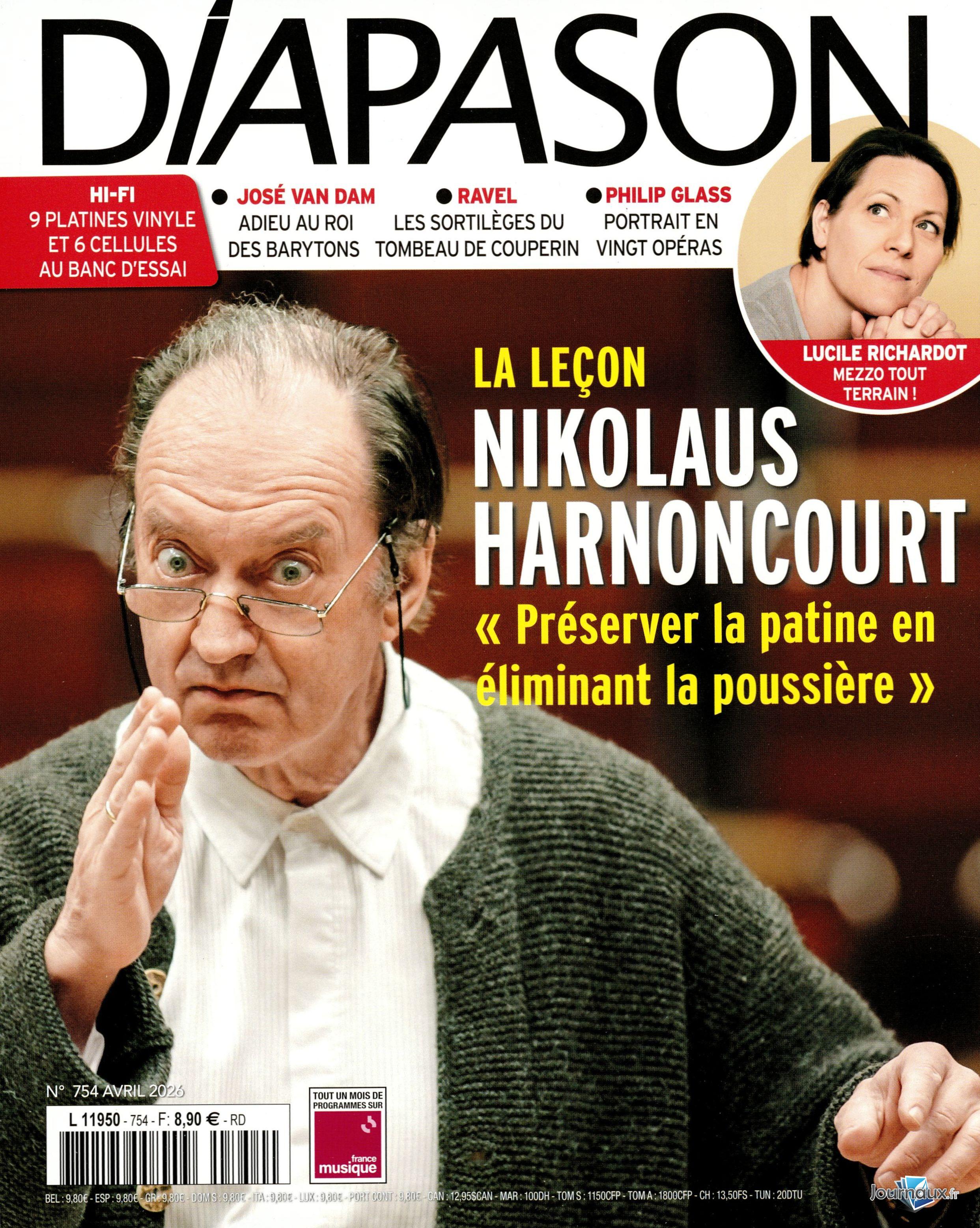 Diapason + 1 CD Les Indispensables + 1CD Diapason d'Or n° 754 2026-03-27