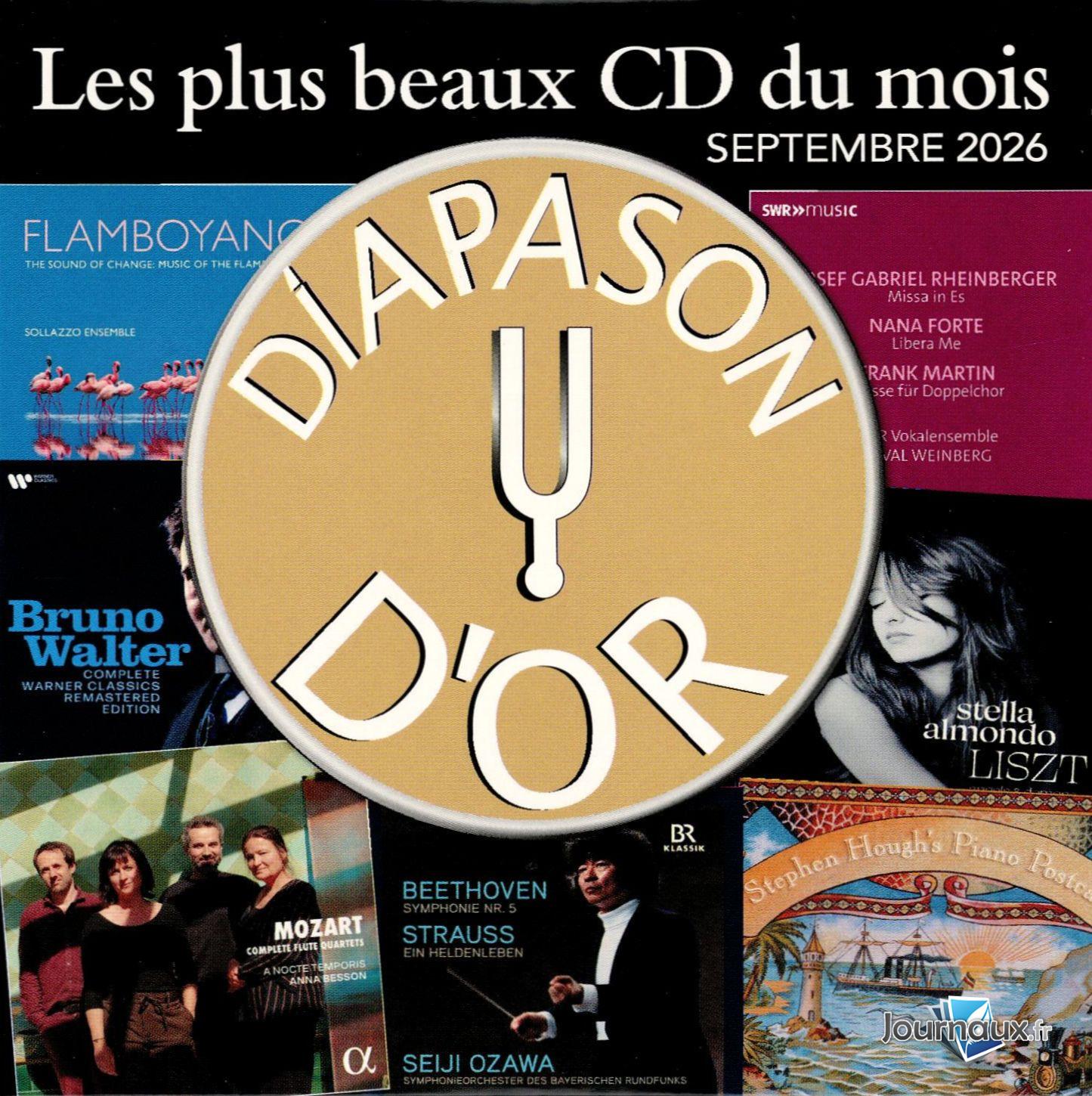 Diapason + 1 CD Les Indispensables + 1CD Diapason d'Or n° 758 2026-08-28