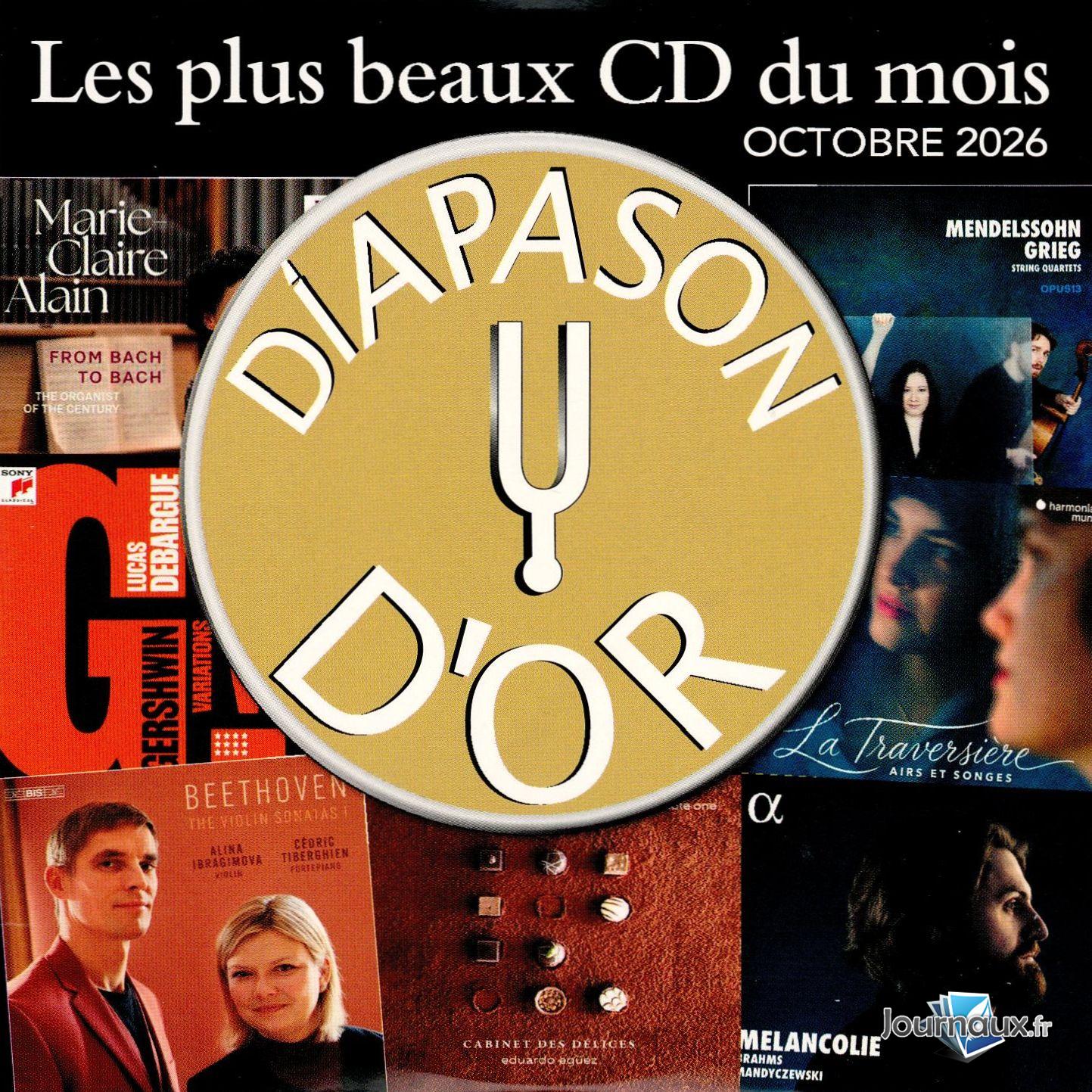 Diapason + 1 CD Les Indispensables + 1CD Diapason d'Or n° 759 2026-09-25