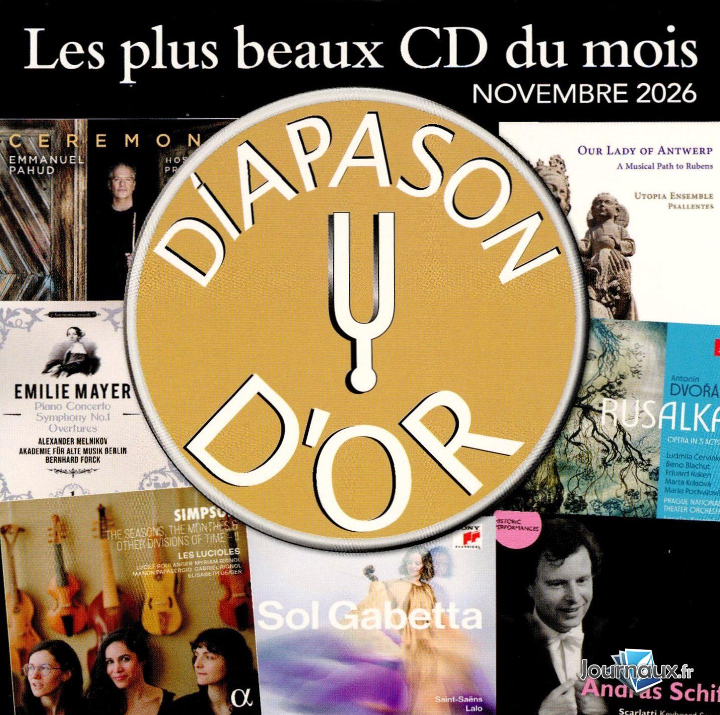 Diapason + 1 CD Les Indispensables + 1CD Diapason d'Or n° 760 2026-10-23