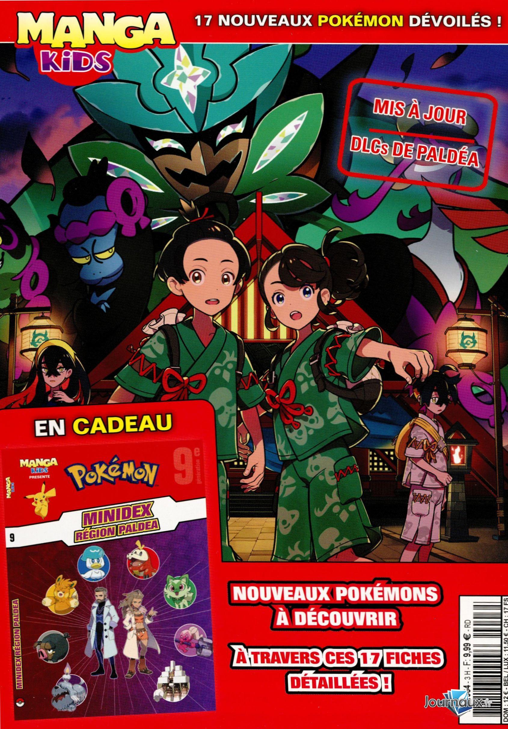 Manga Kids - Pokemon Minidex Région Paldea n° 12 2026-06-02