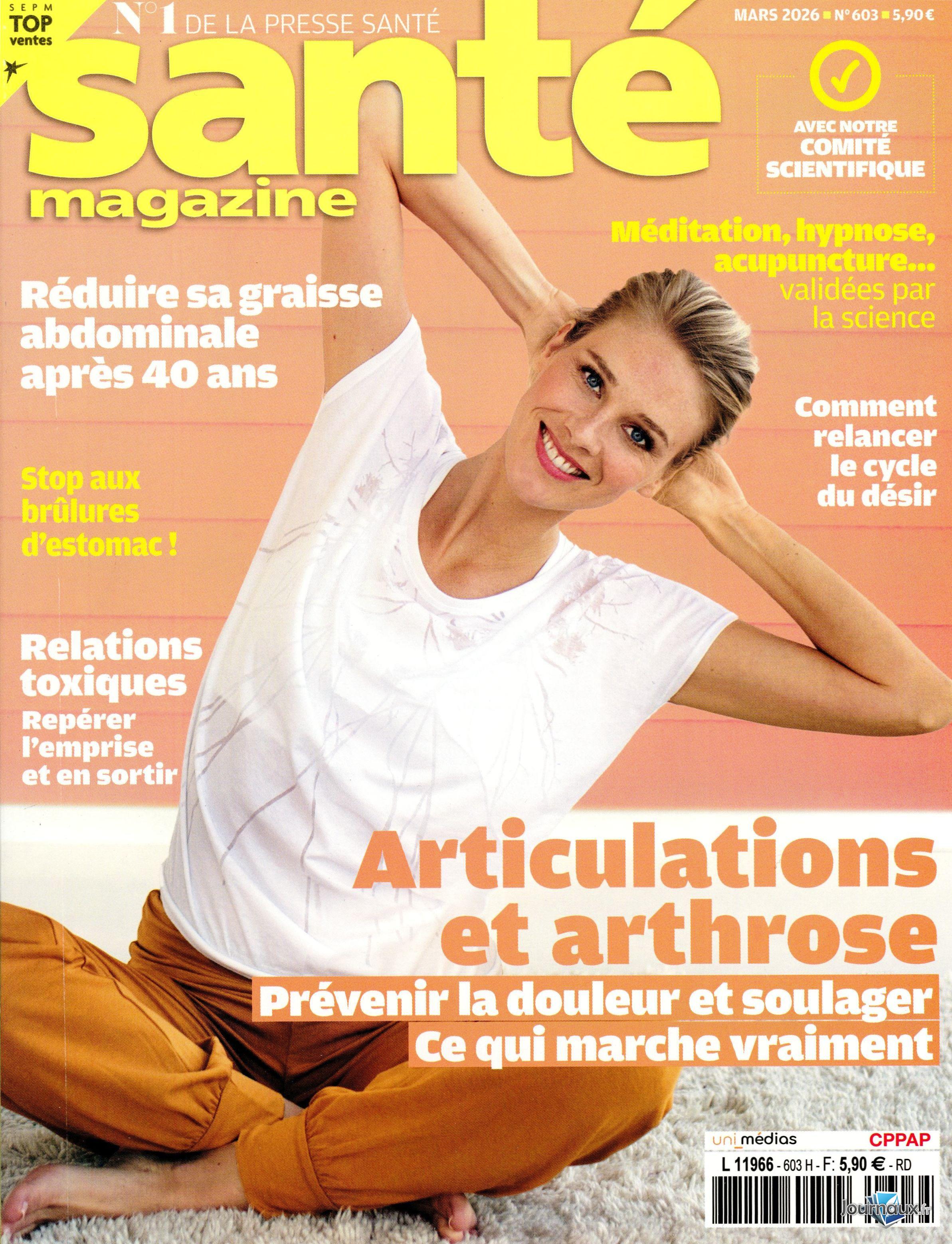 Santé Magazine + naturissime  n° 603 2026-02-04